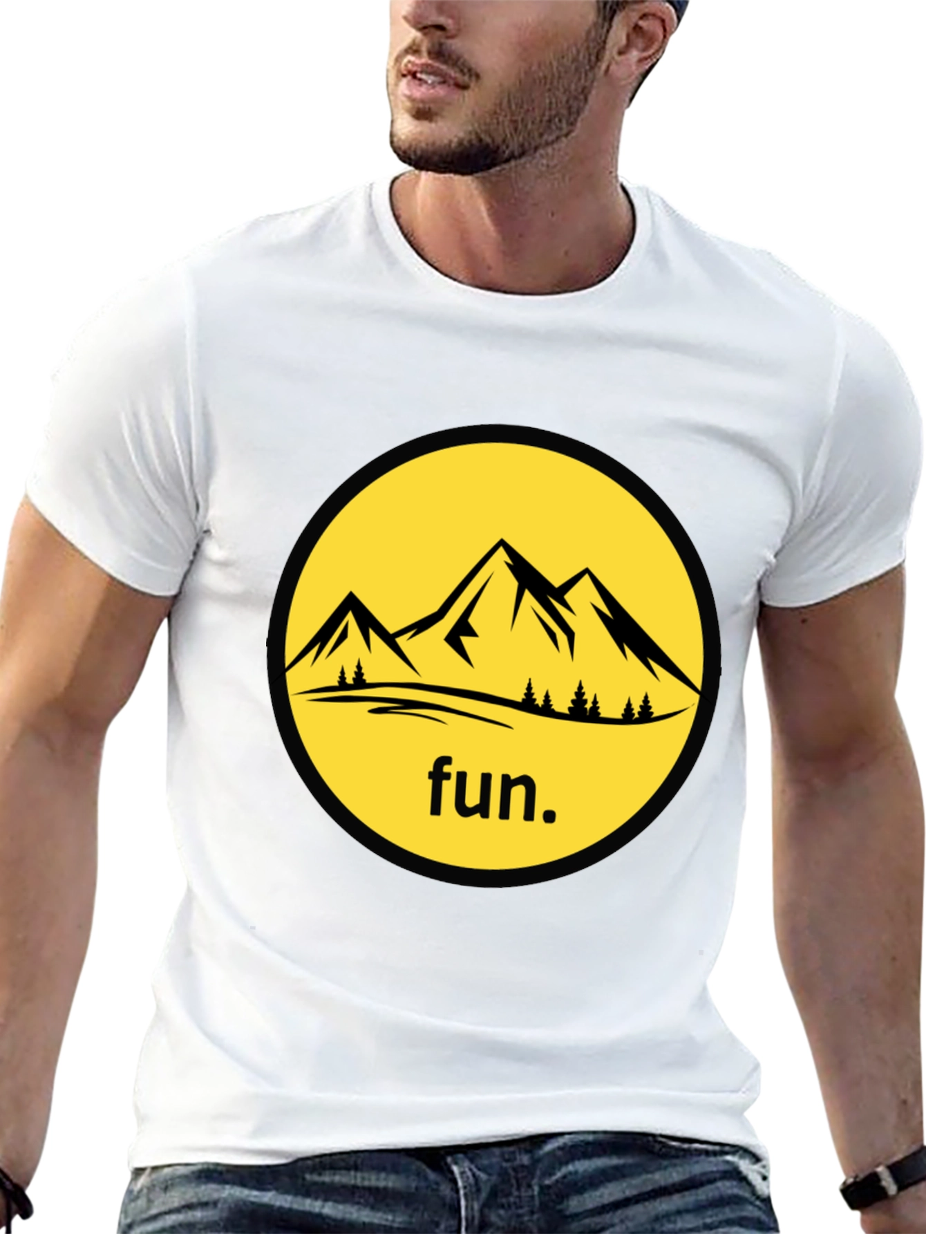 Fun Mountain Graphic T-Shirt