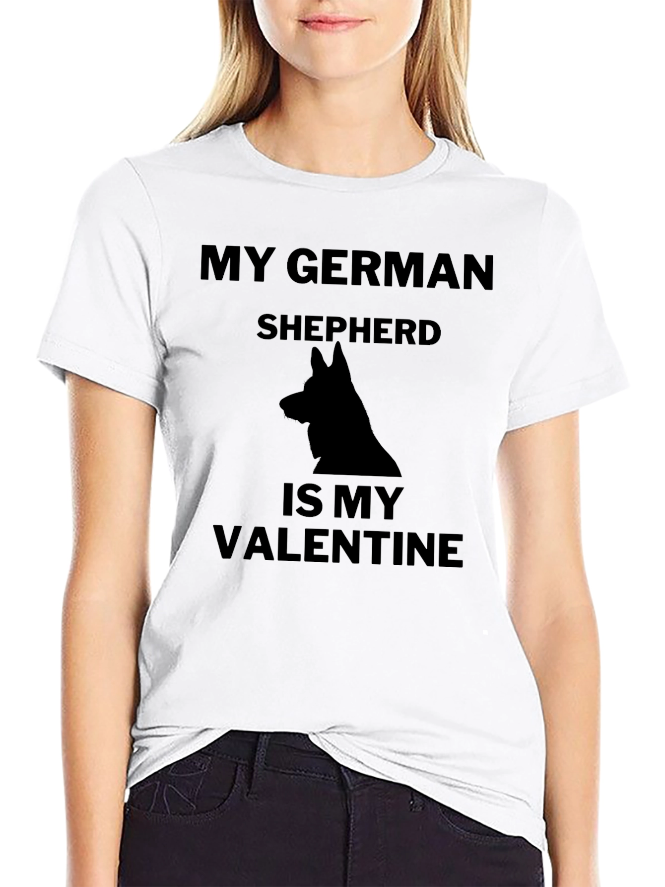 My German Shepherd is My Valentine T-Shirt