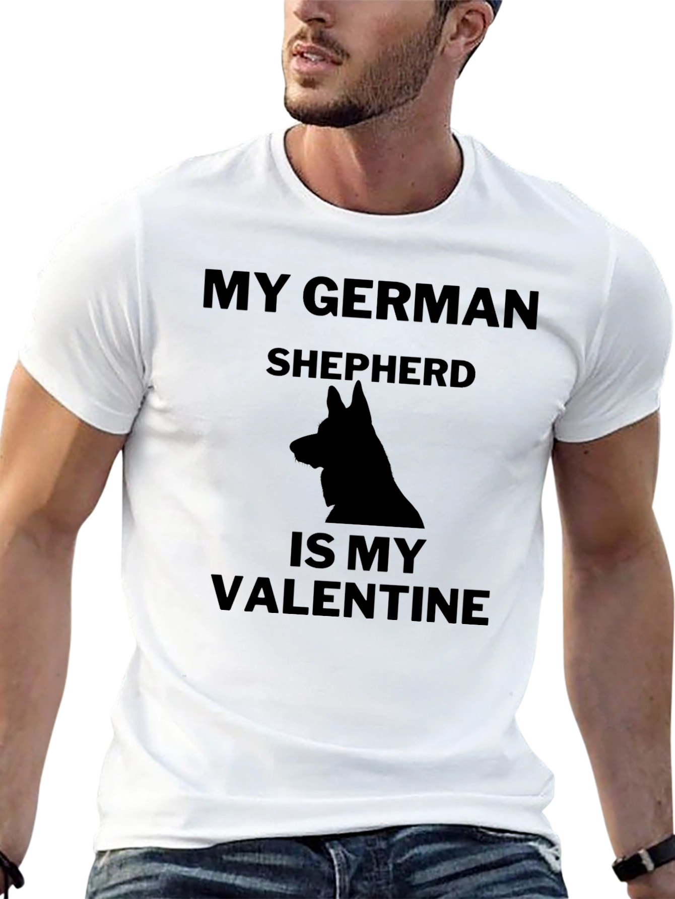 My German Shepherd is My Valentine T-Shirt