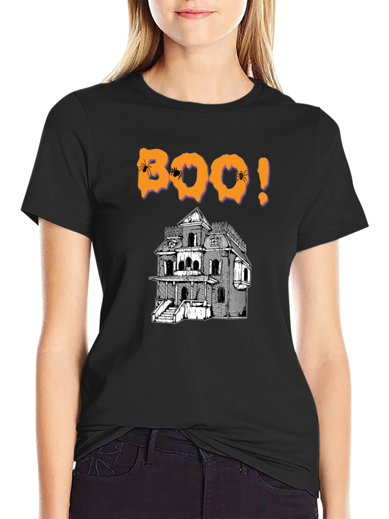 Spooky Halloween Boo T-Shirt