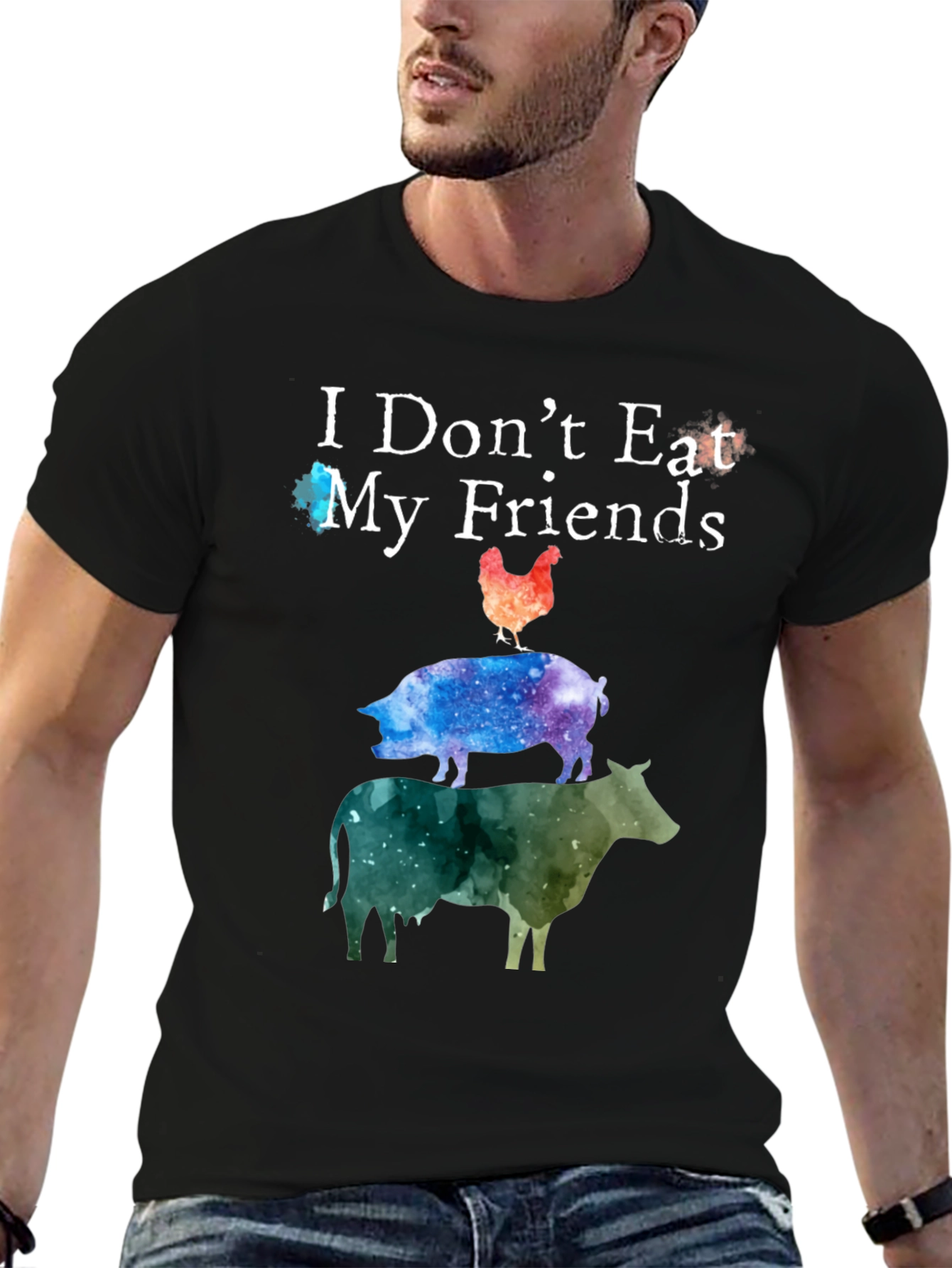 Vegan T-Shirt - I Dont Eat My Friends