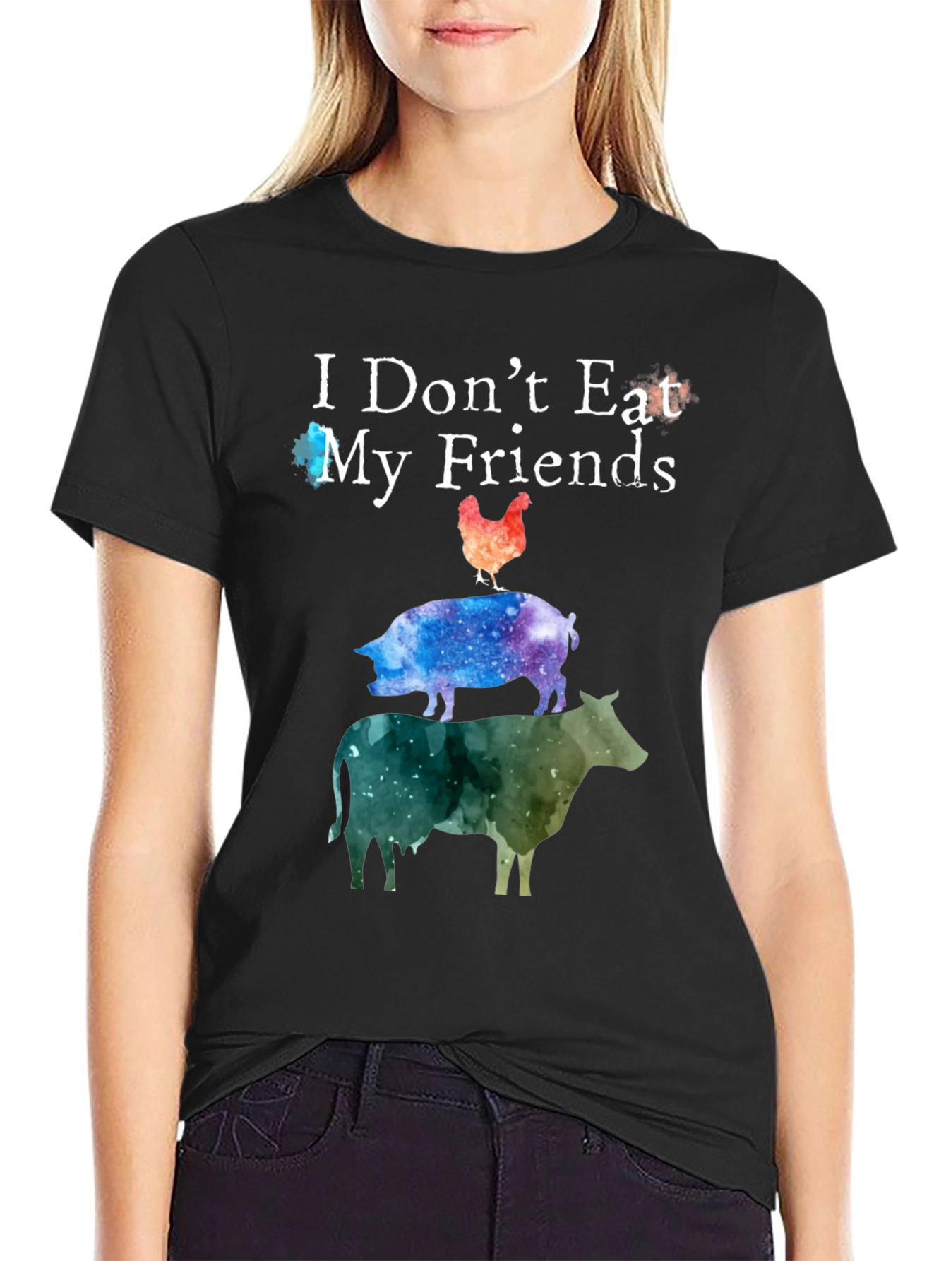 Vegan T-Shirt - I Dont Eat My Friends