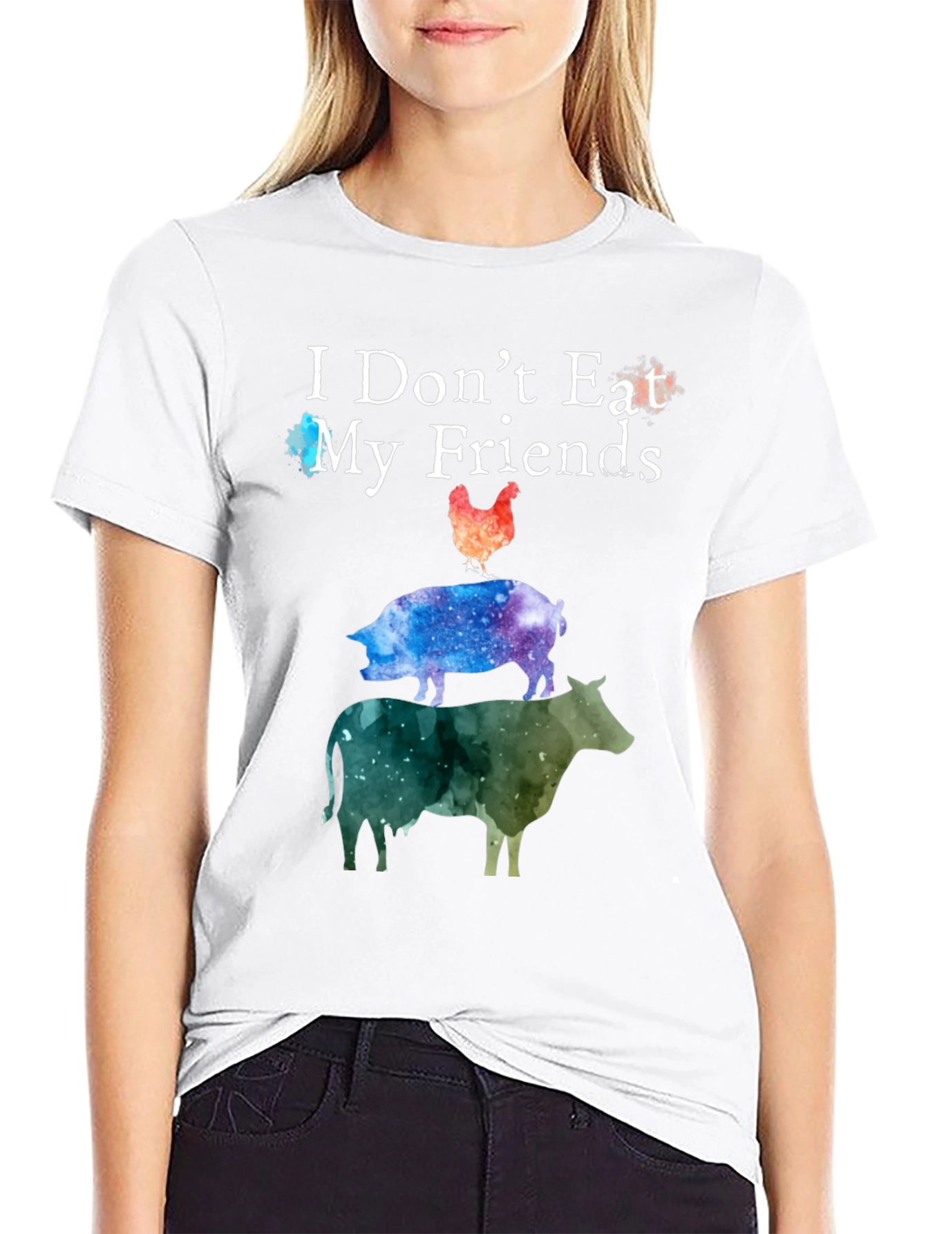 Vegan T-Shirt - I Dont Eat My Friends