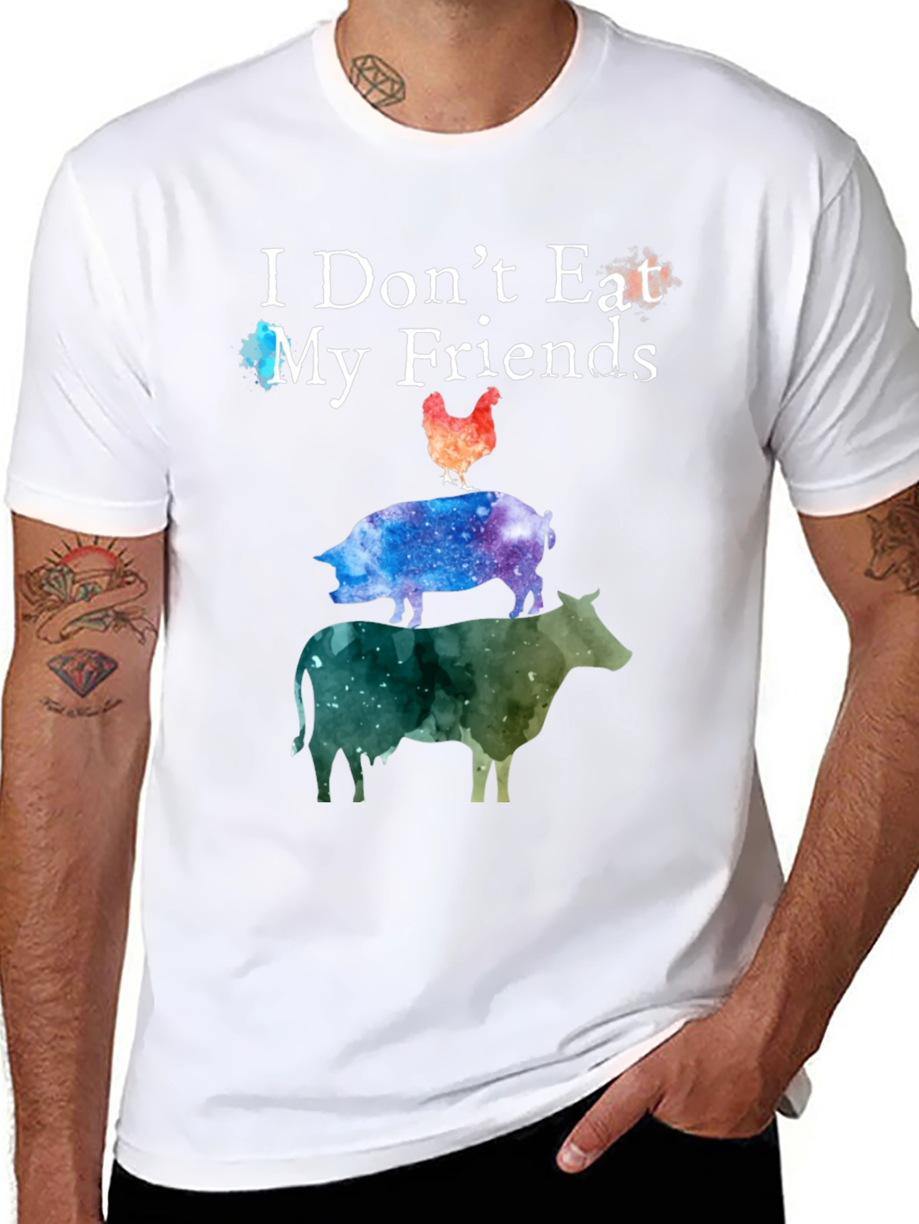 Vegan T-Shirt - I Dont Eat My Friends