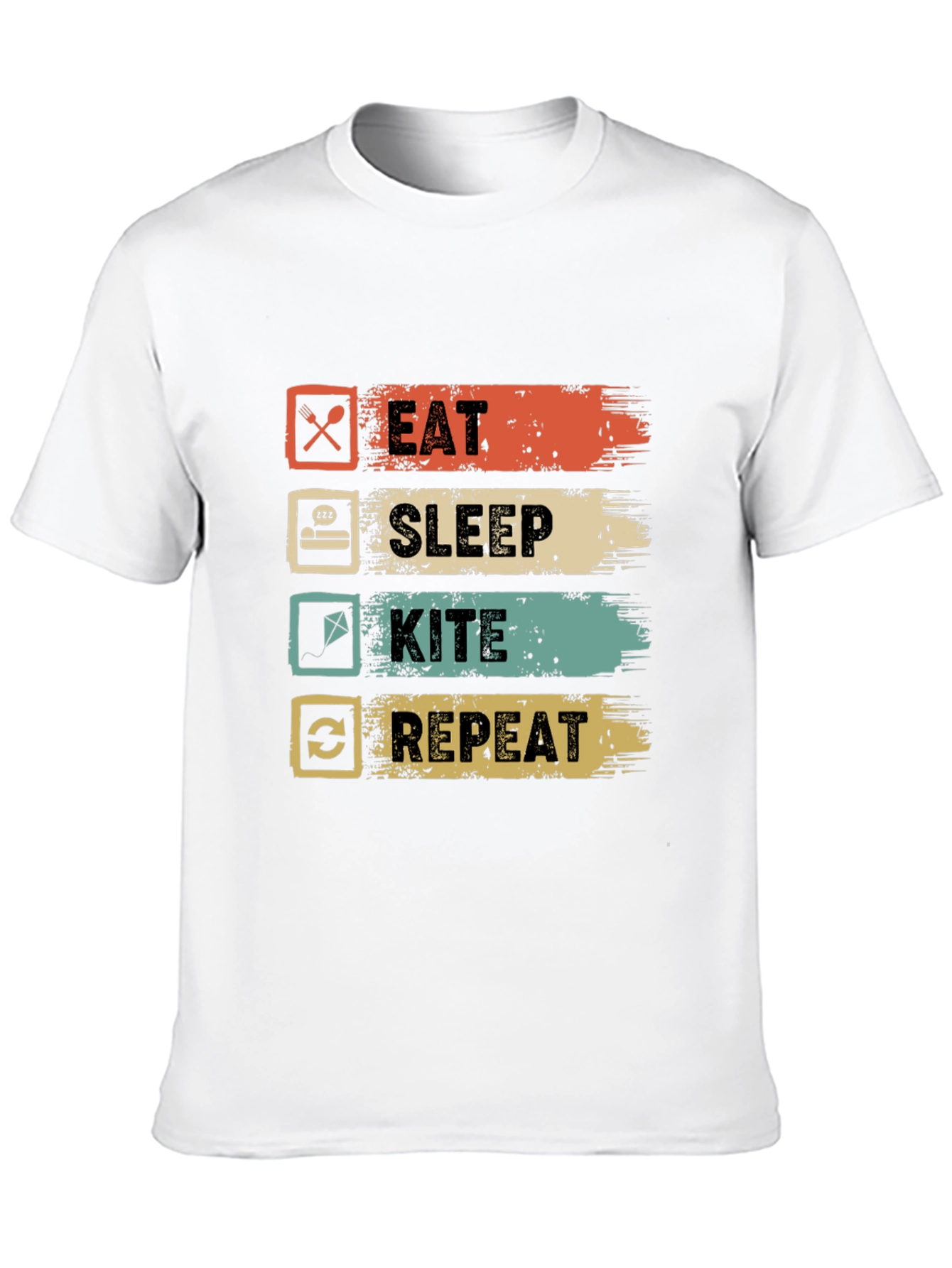 Eat Sleep Kite Repeat Graphic Tee
