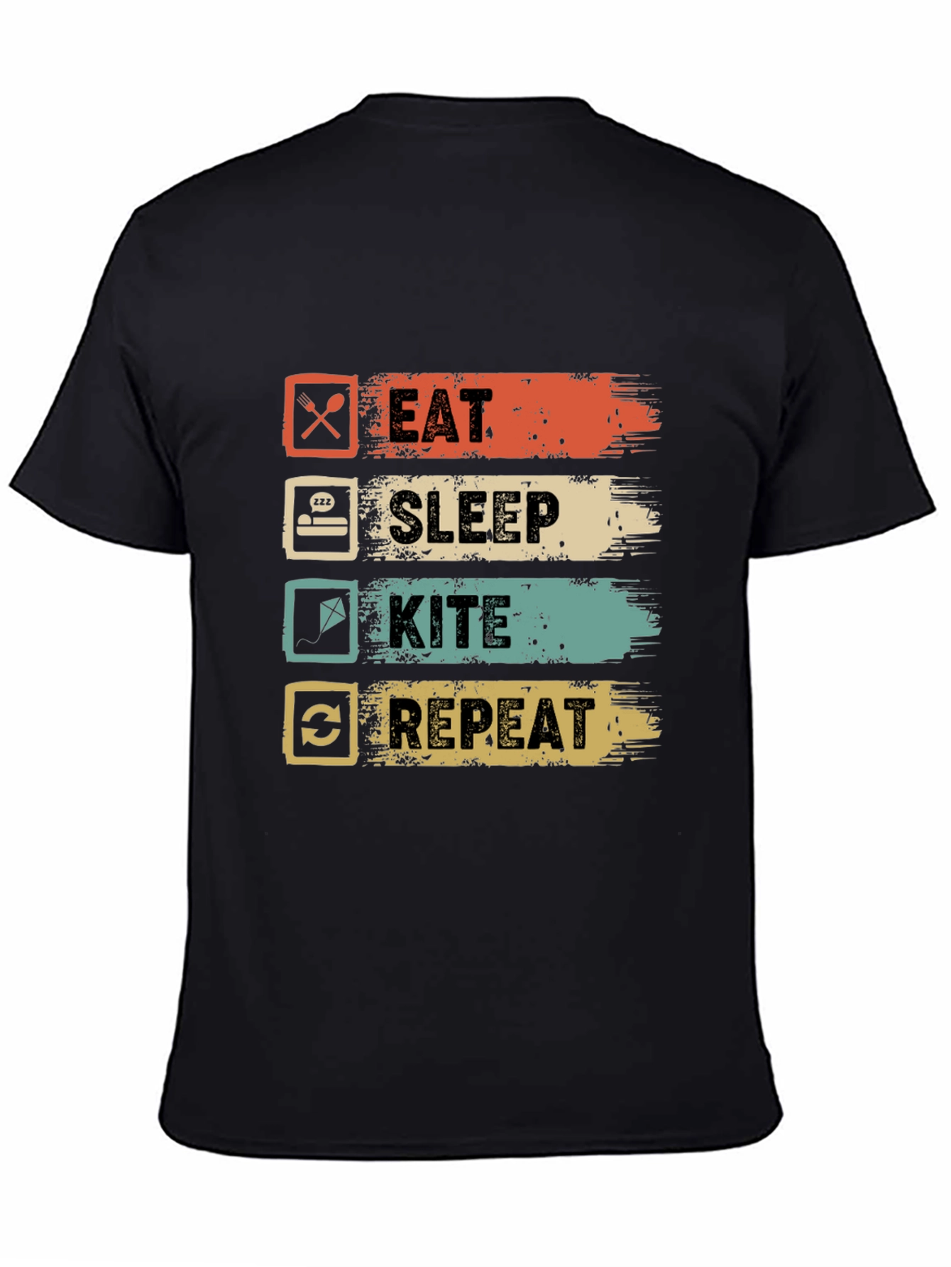 Eat Sleep Kite Repeat Graphic Tee