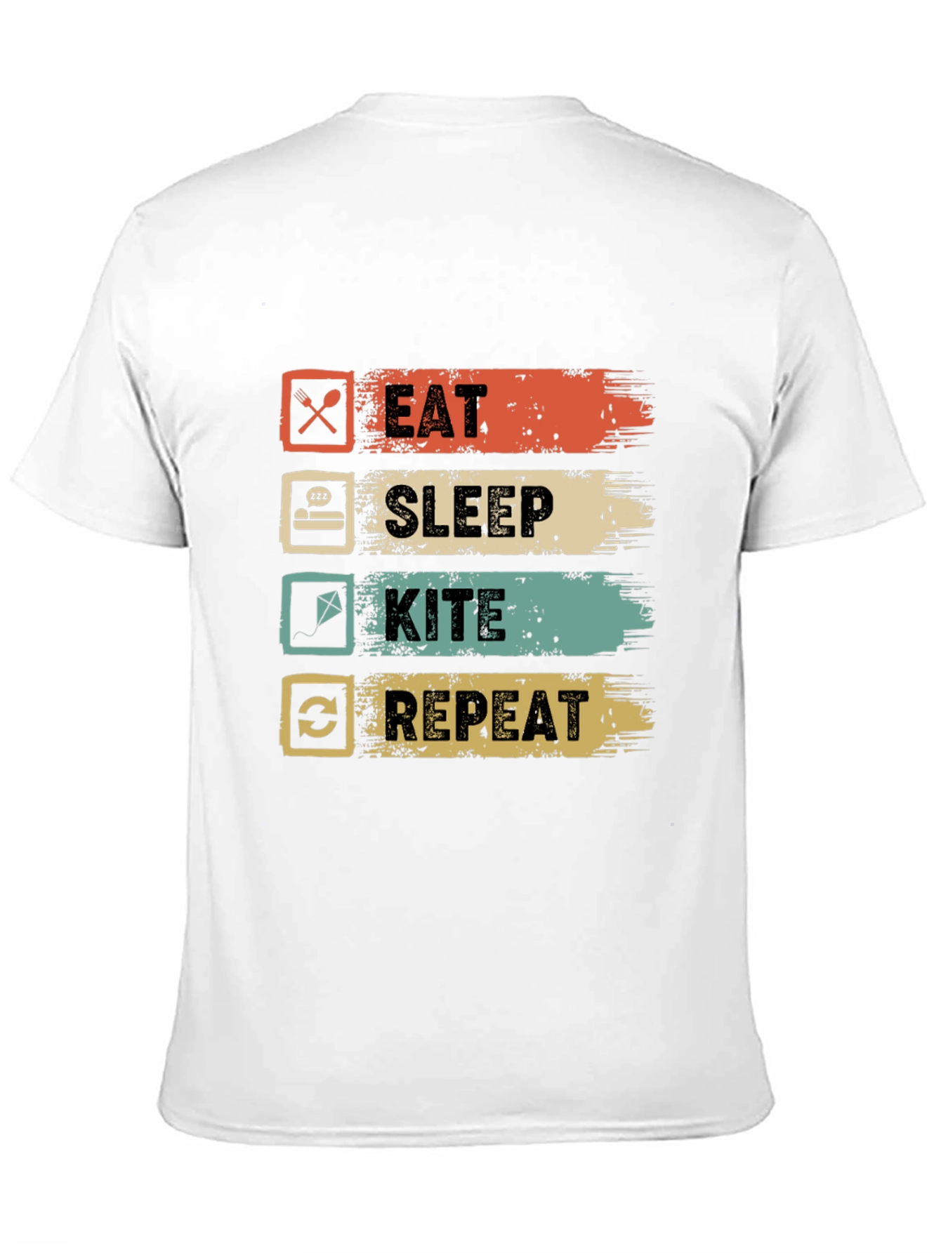 Eat Sleep Kite Repeat Graphic Tee