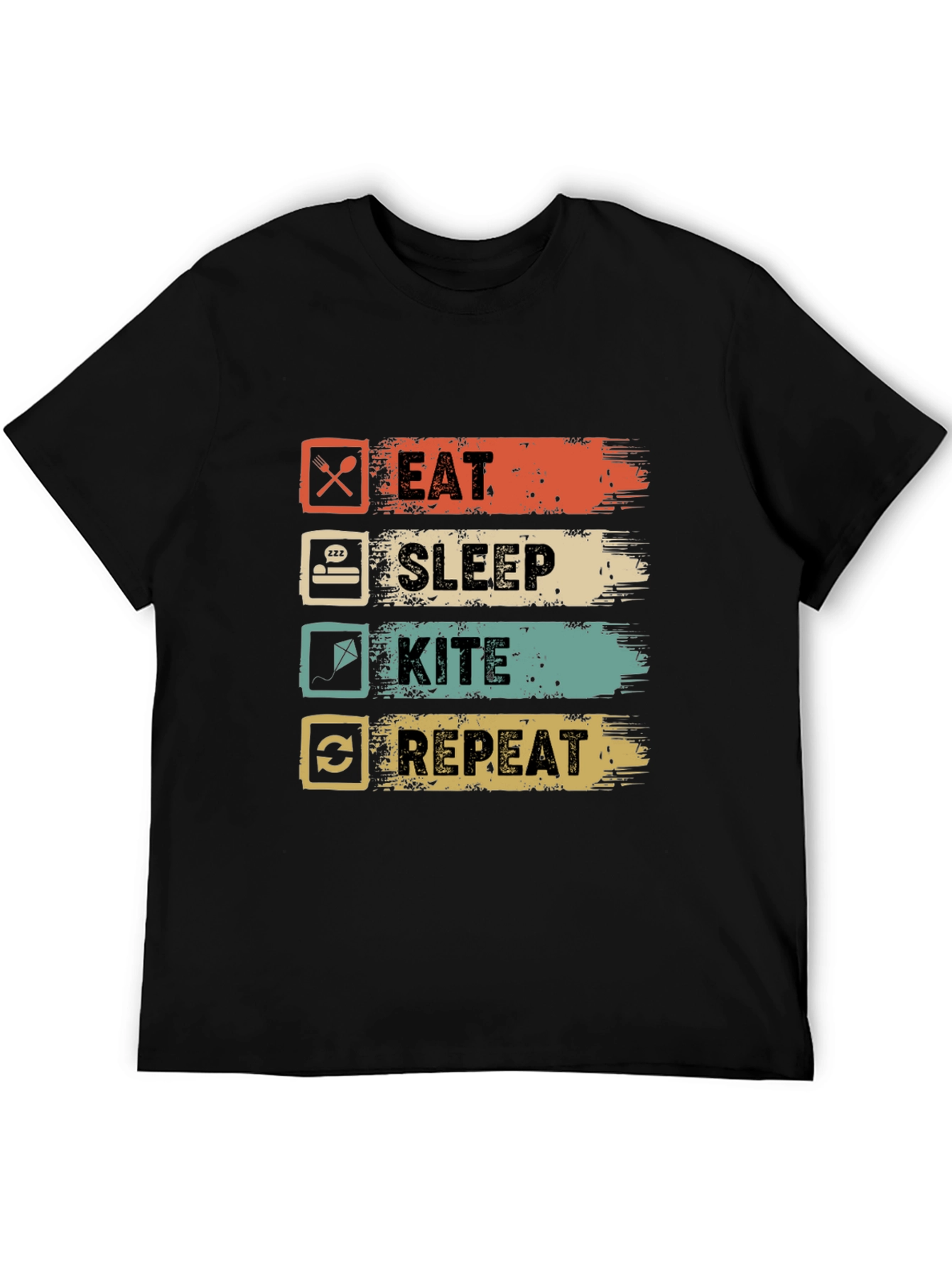 Eat Sleep Kite Repeat Graphic Tee