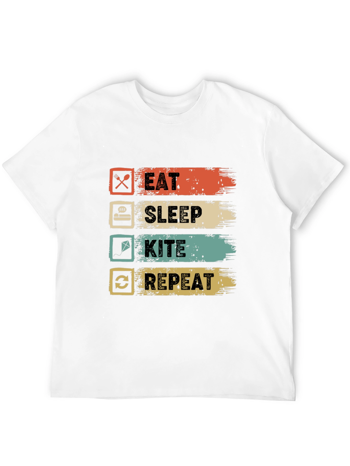 Eat Sleep Kite Repeat Graphic Tee