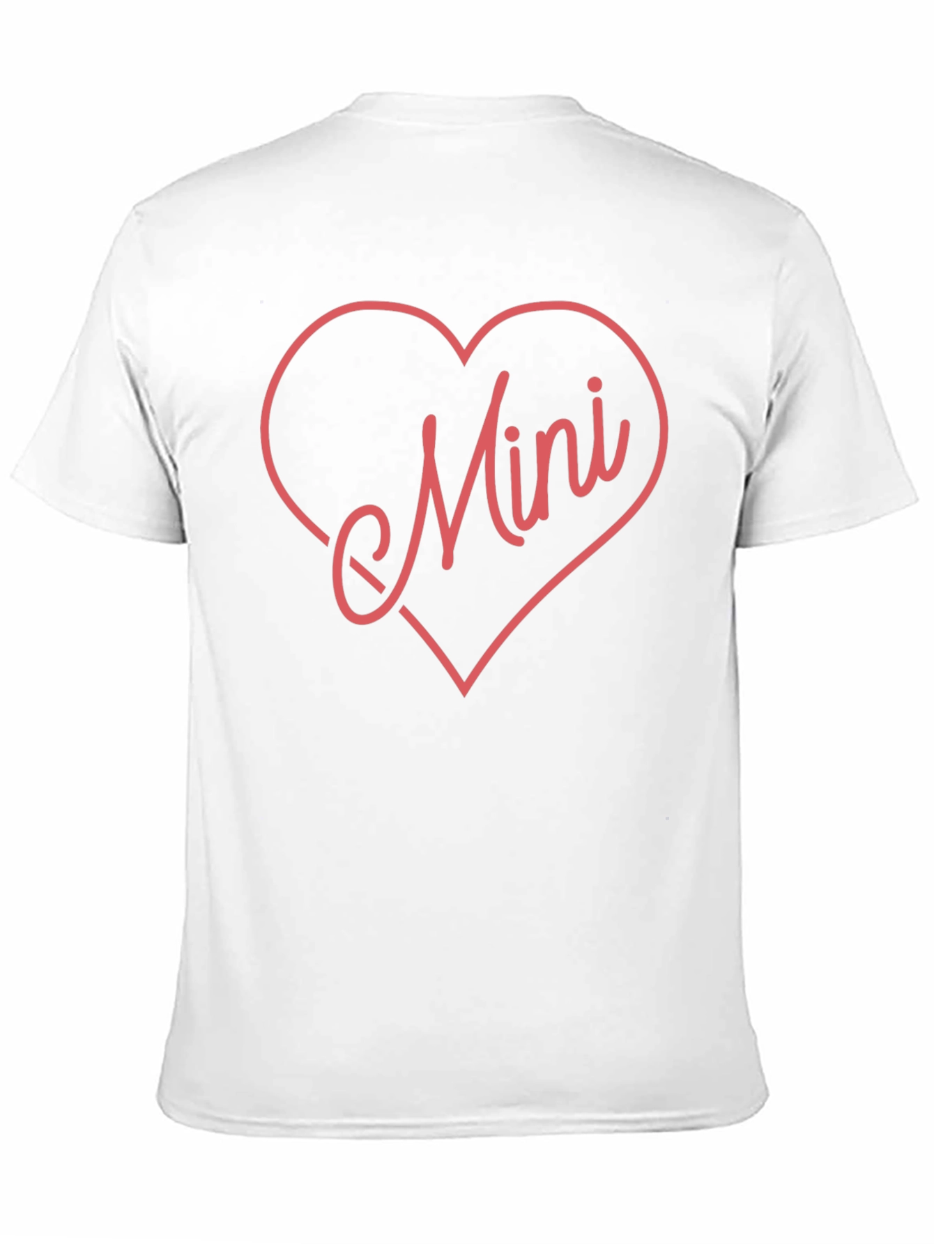 Mini Heart Graphic Tee - Black Cotton Blend Shirt