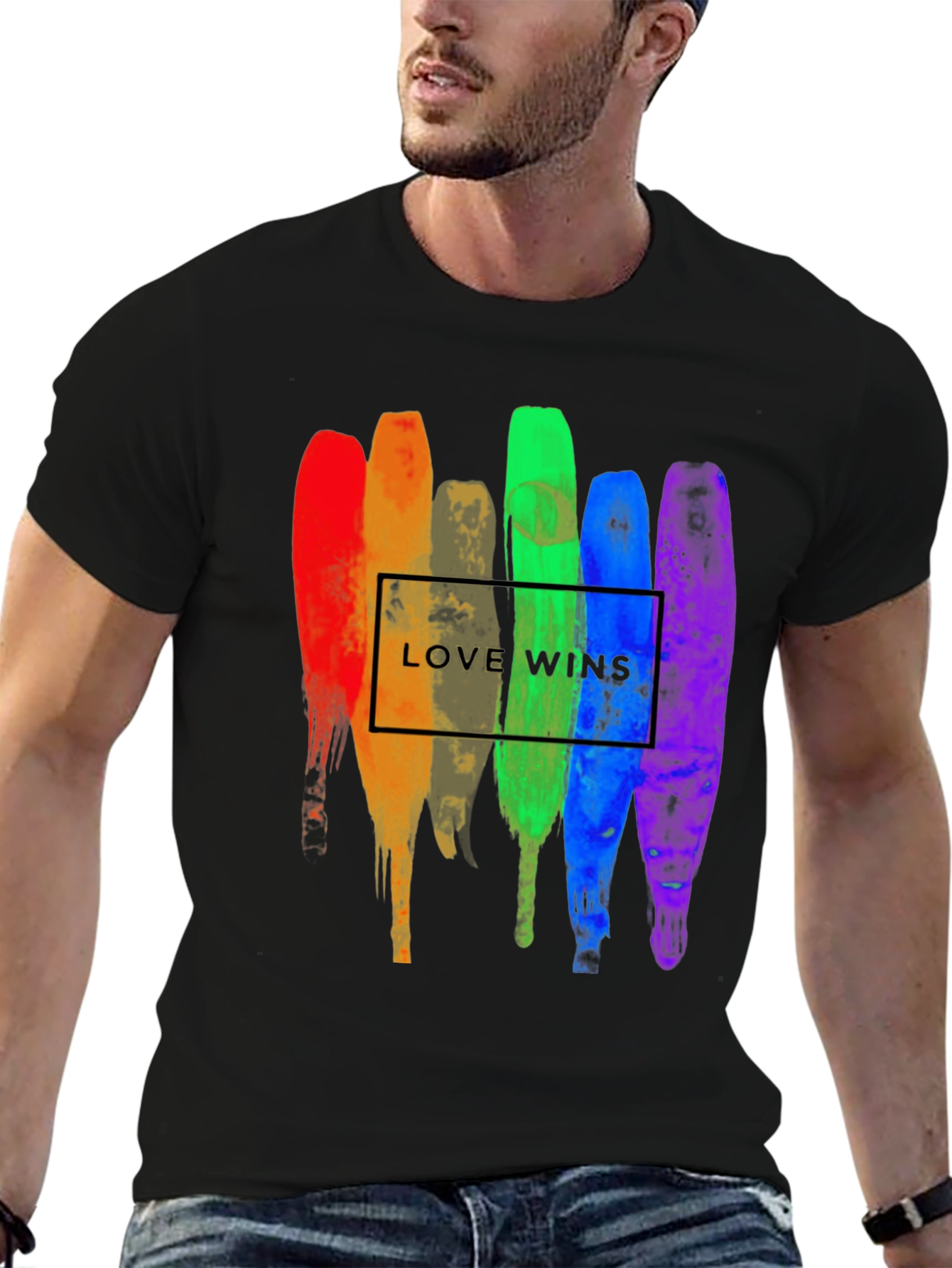 Love Wins Rainbow Pride T-Shirt