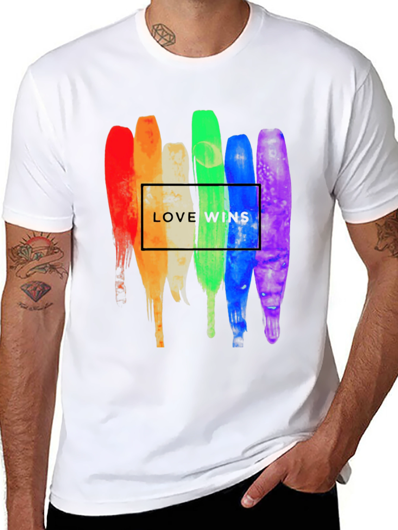 Love Wins Rainbow Pride T-Shirt