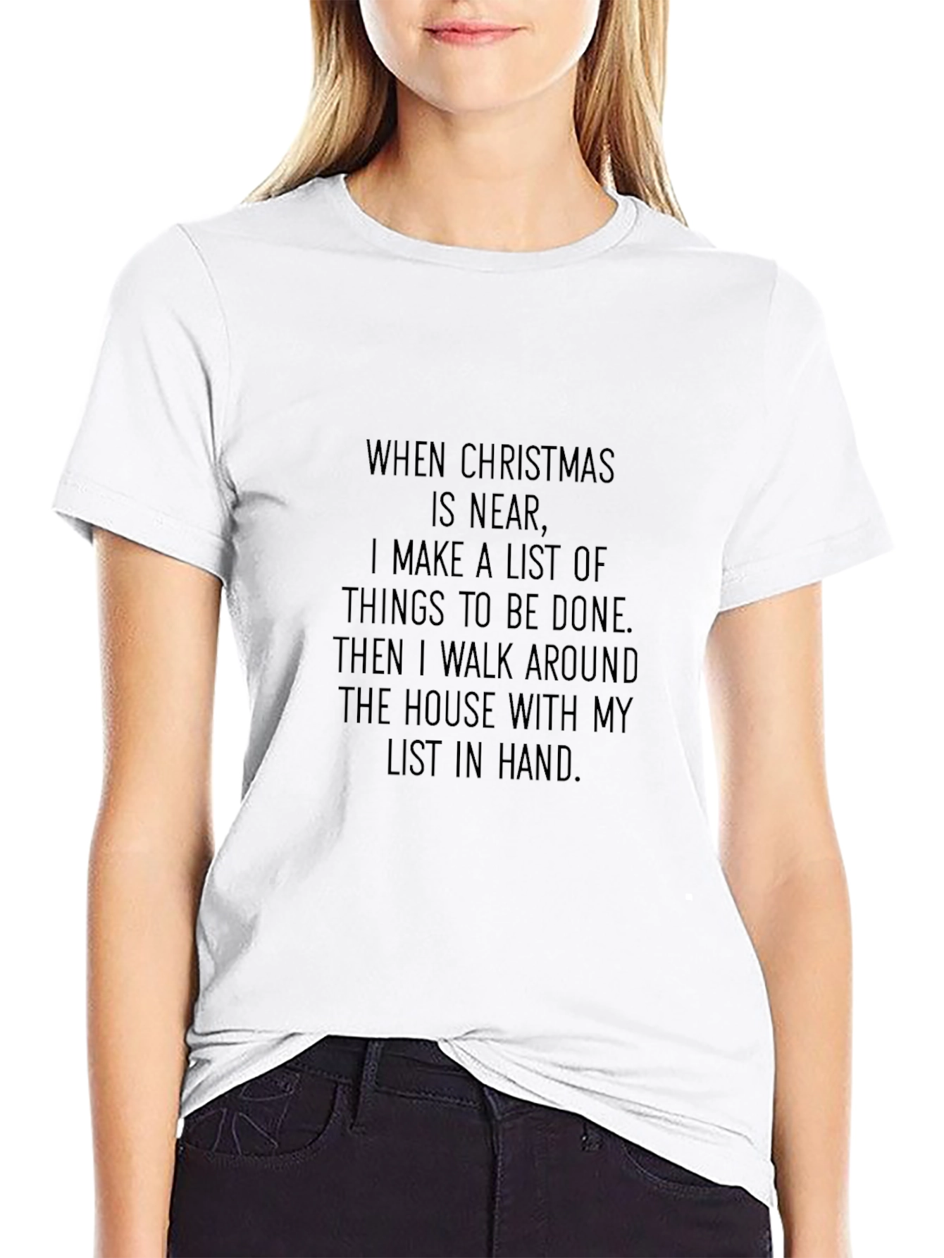 Christmas List T-Shirt: Funny Holiday To-Do Tee