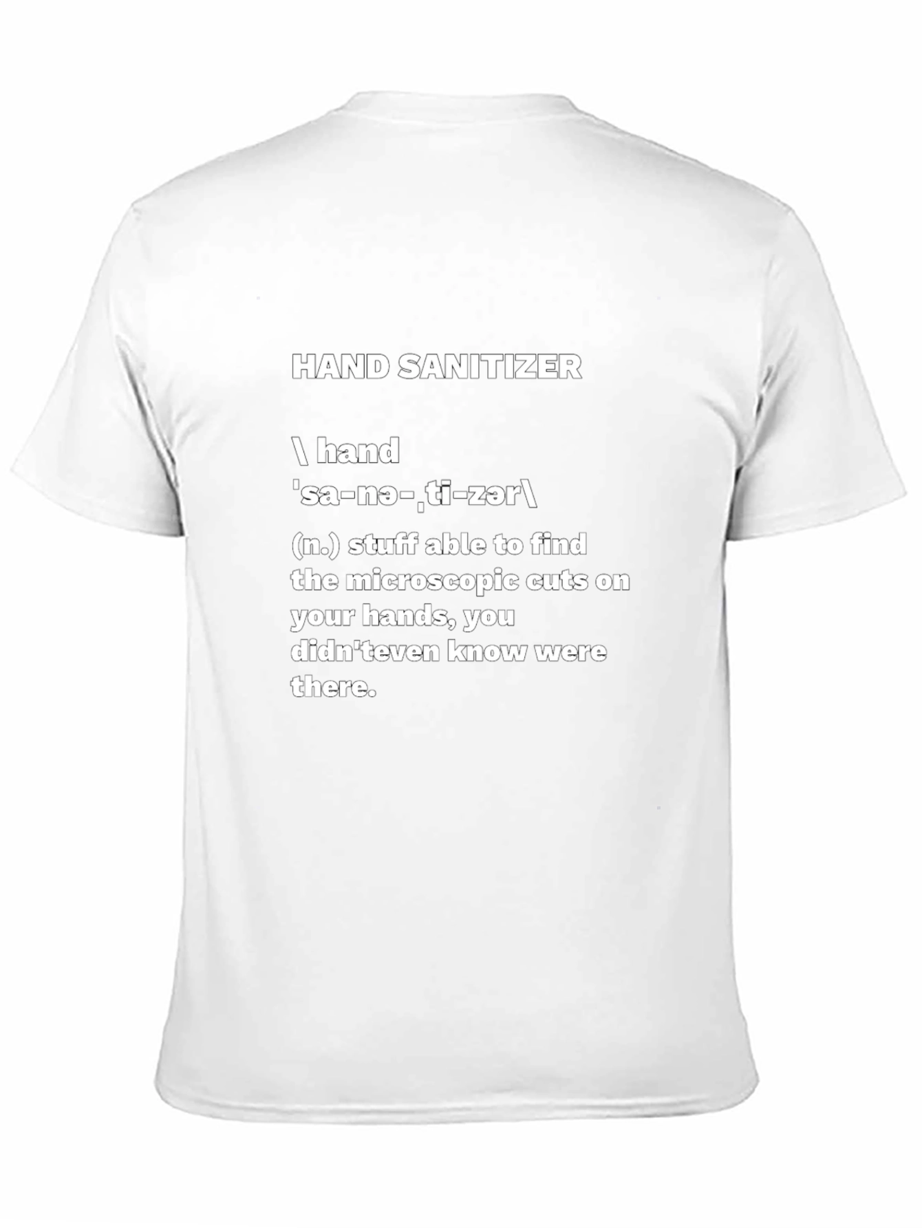 Humorous Hand Sanitizer Definition T-Shirt