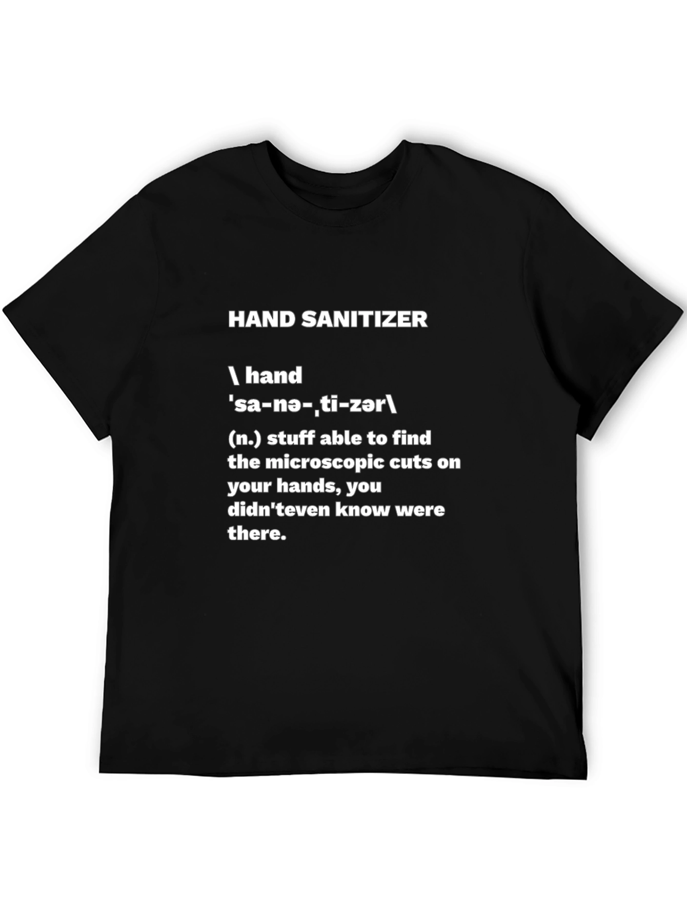 Humorous Hand Sanitizer Definition T-Shirt