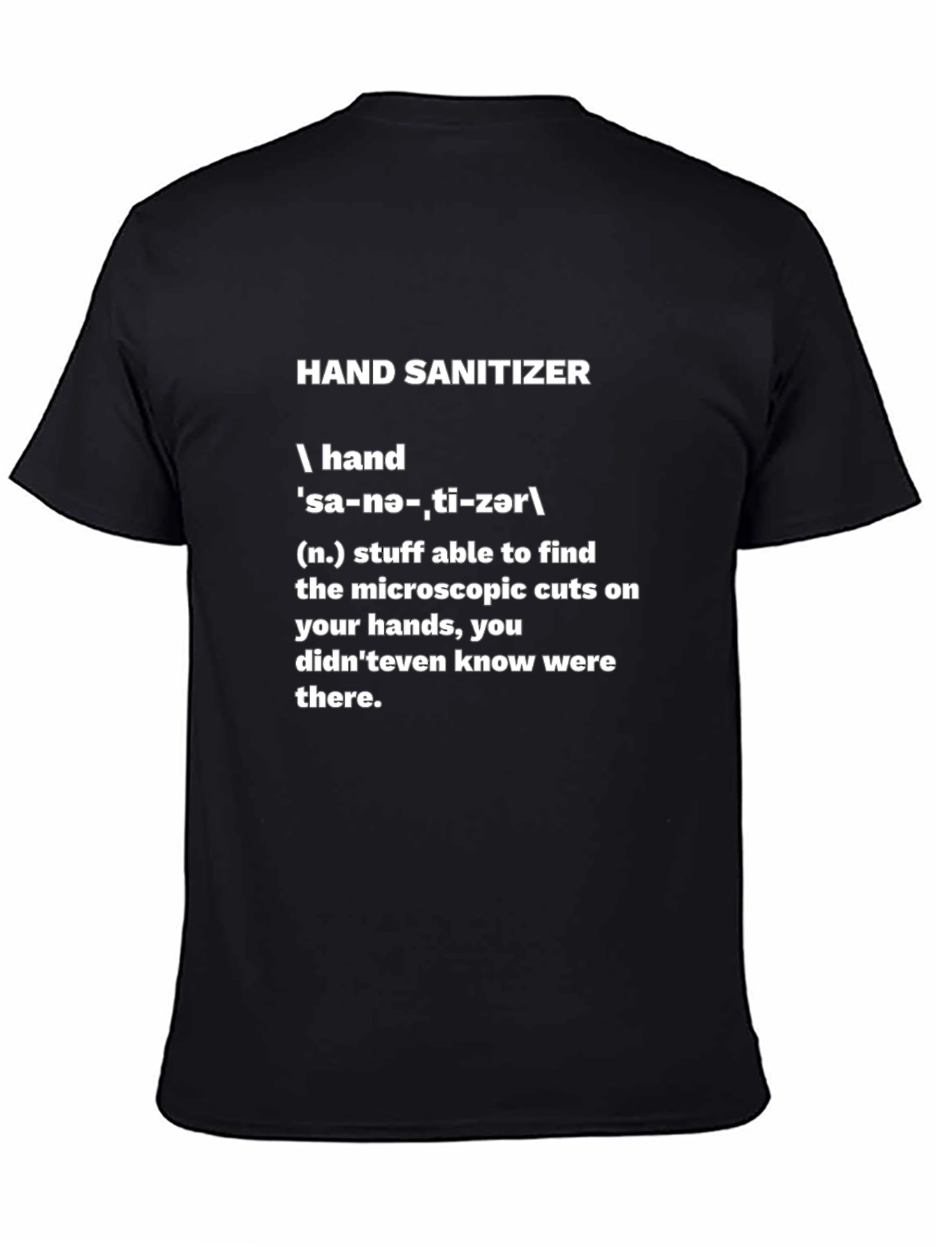 Humorous Hand Sanitizer Definition T-Shirt
