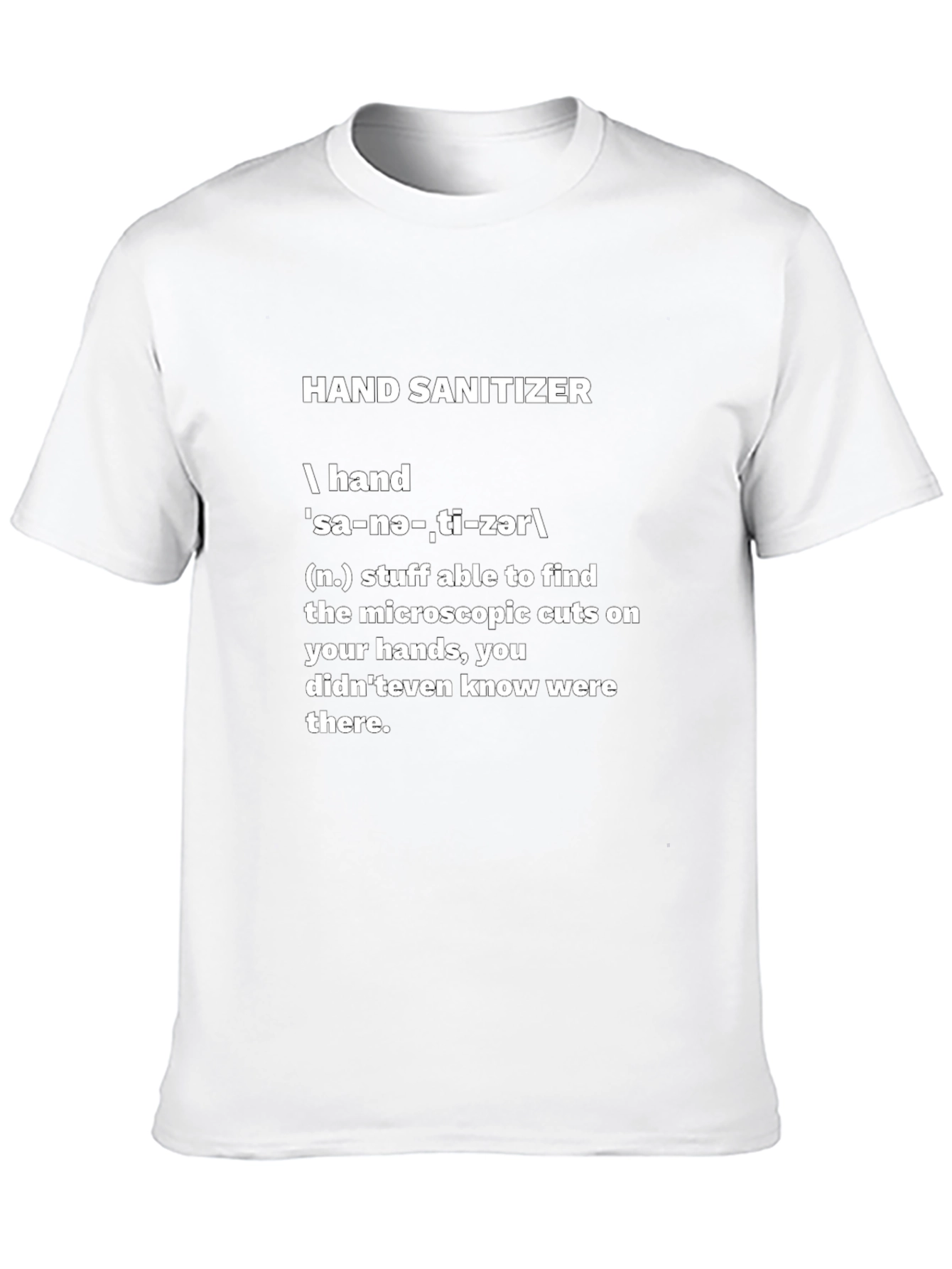 Humorous Hand Sanitizer Definition T-Shirt