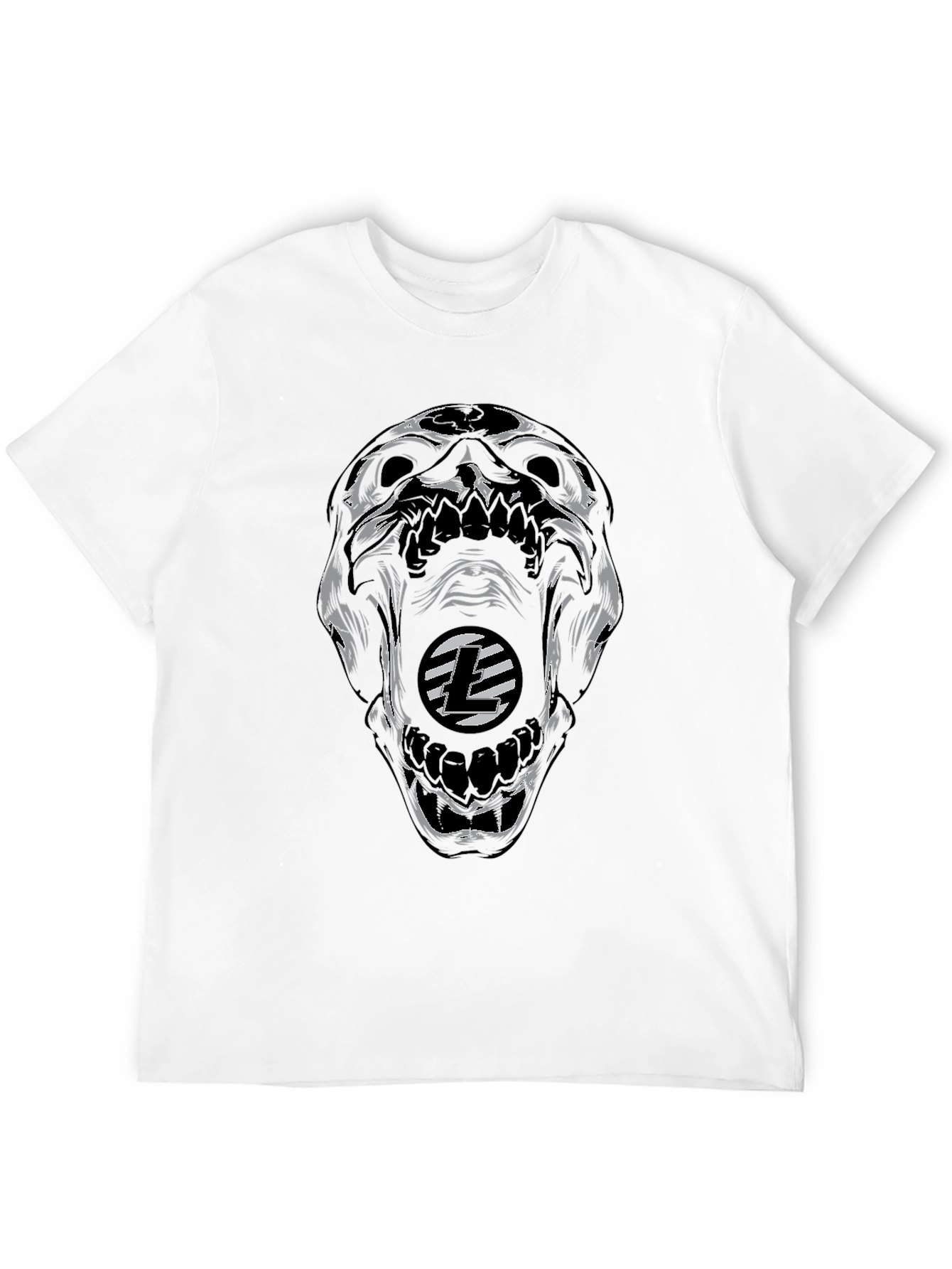 Skull Graphic Tee - Edgy Black T-Shirt