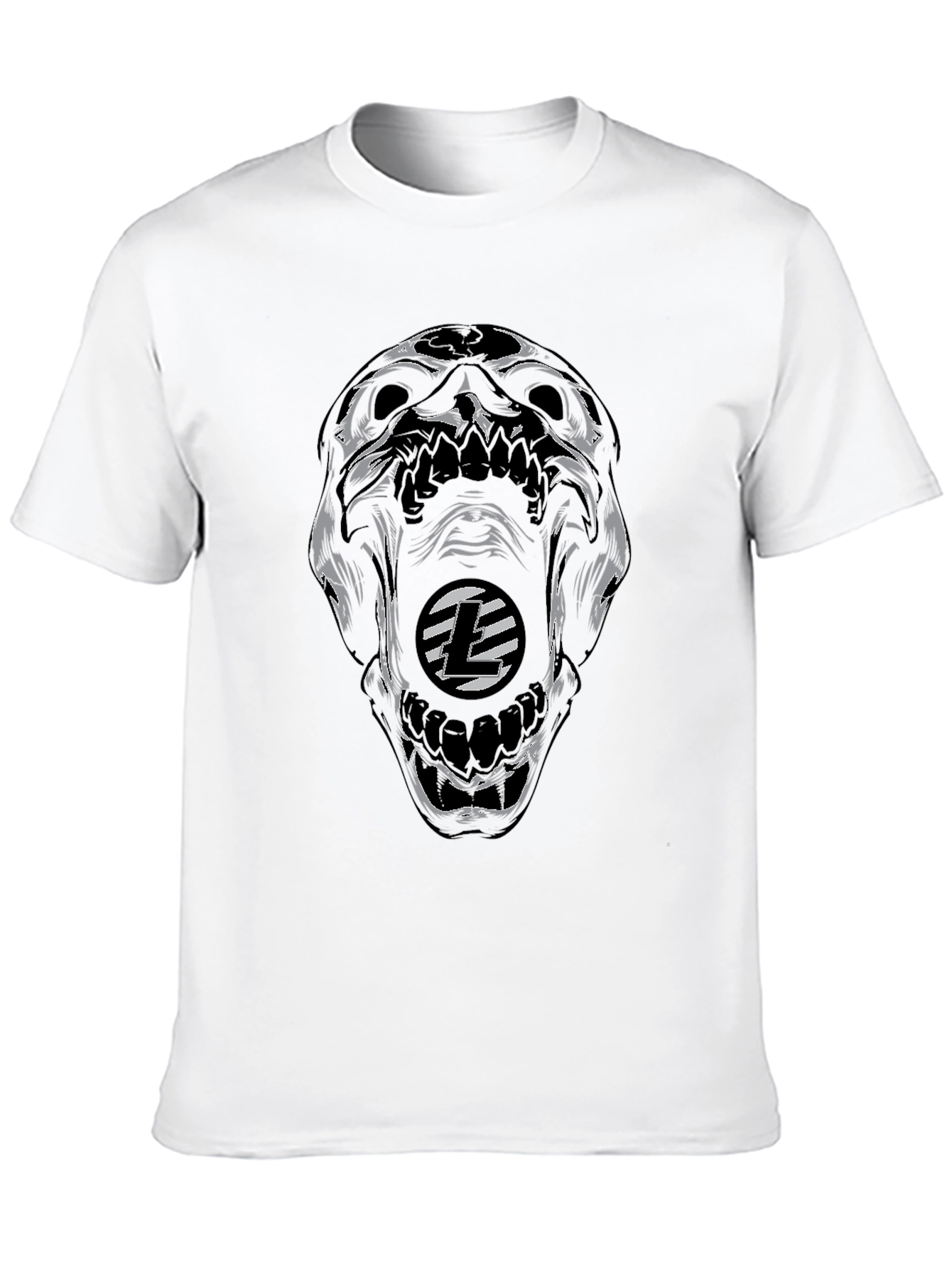 Skull Graphic Tee - Edgy Black T-Shirt