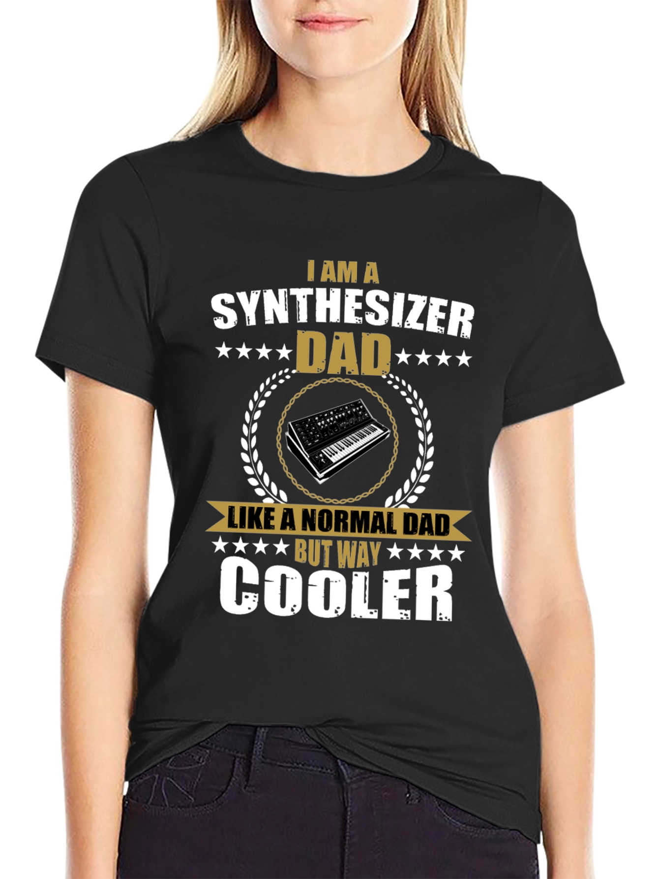 Synthesizer Dad T-Shirt - Cool Musician Tee