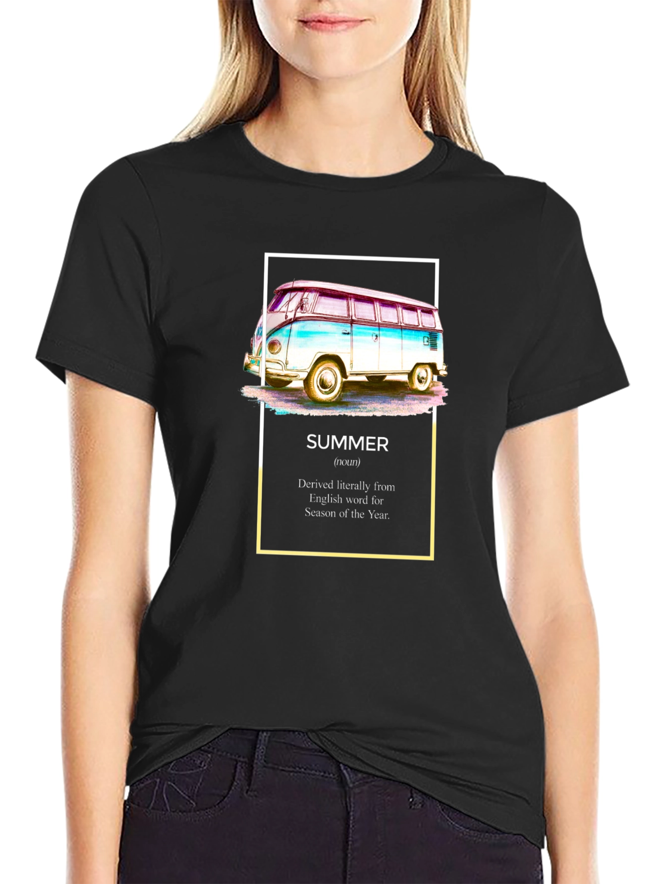 Summer Van T-Shirt - Retro Road Trip Vibes