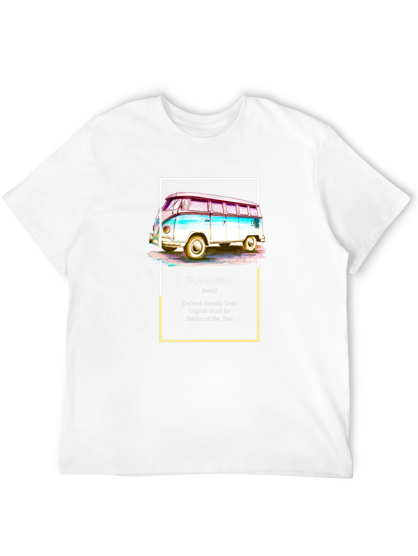 Summer Van T-Shirt - Retro Road Trip Vibes
