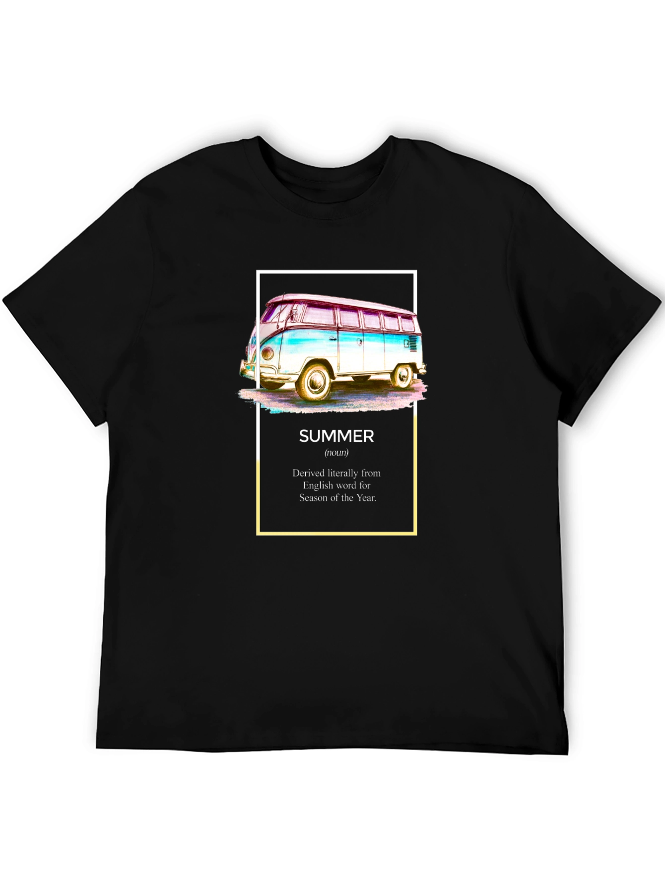 Summer Van T-Shirt - Retro Road Trip Vibes