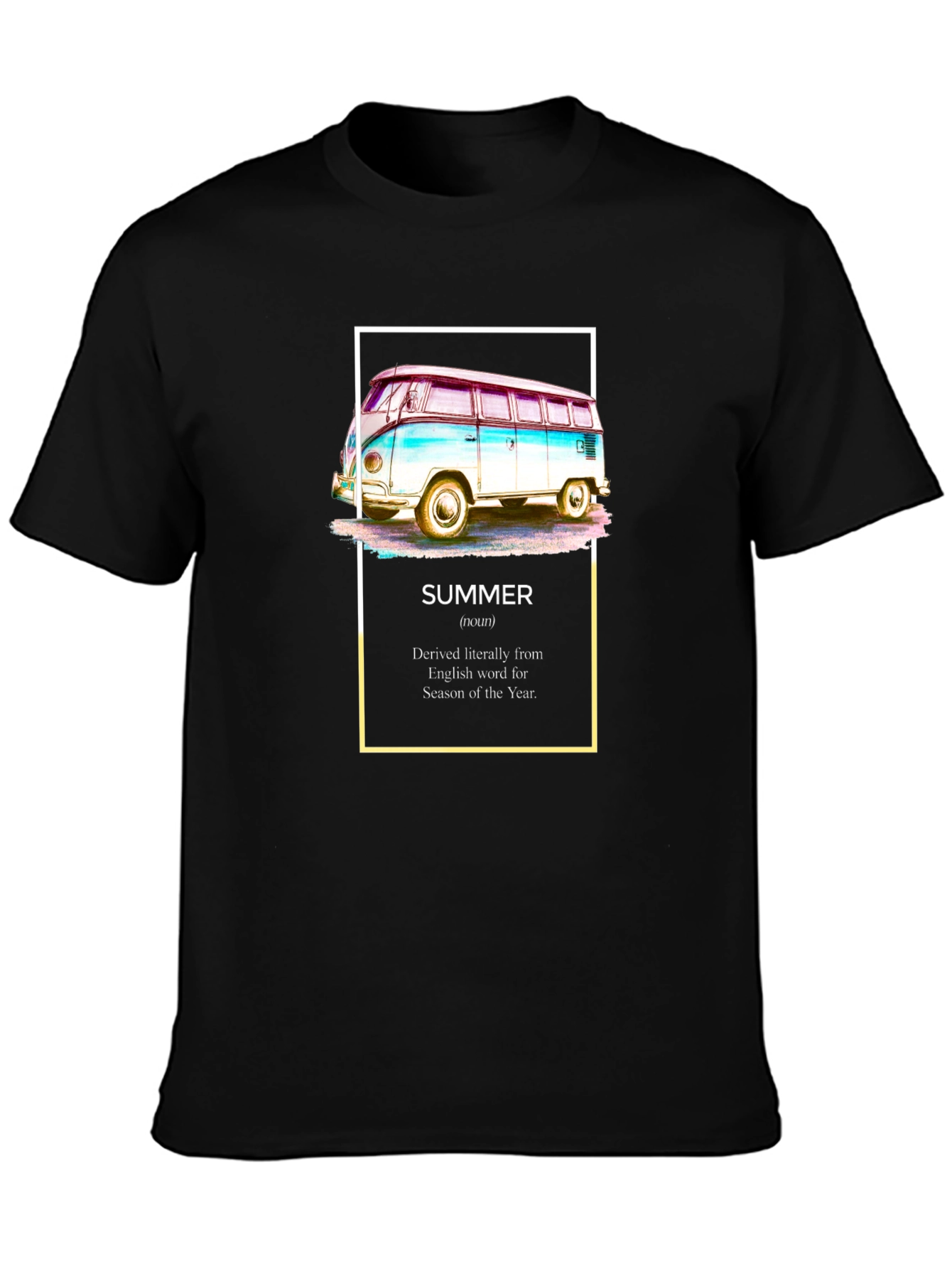 Summer Van T-Shirt - Retro Road Trip Vibes