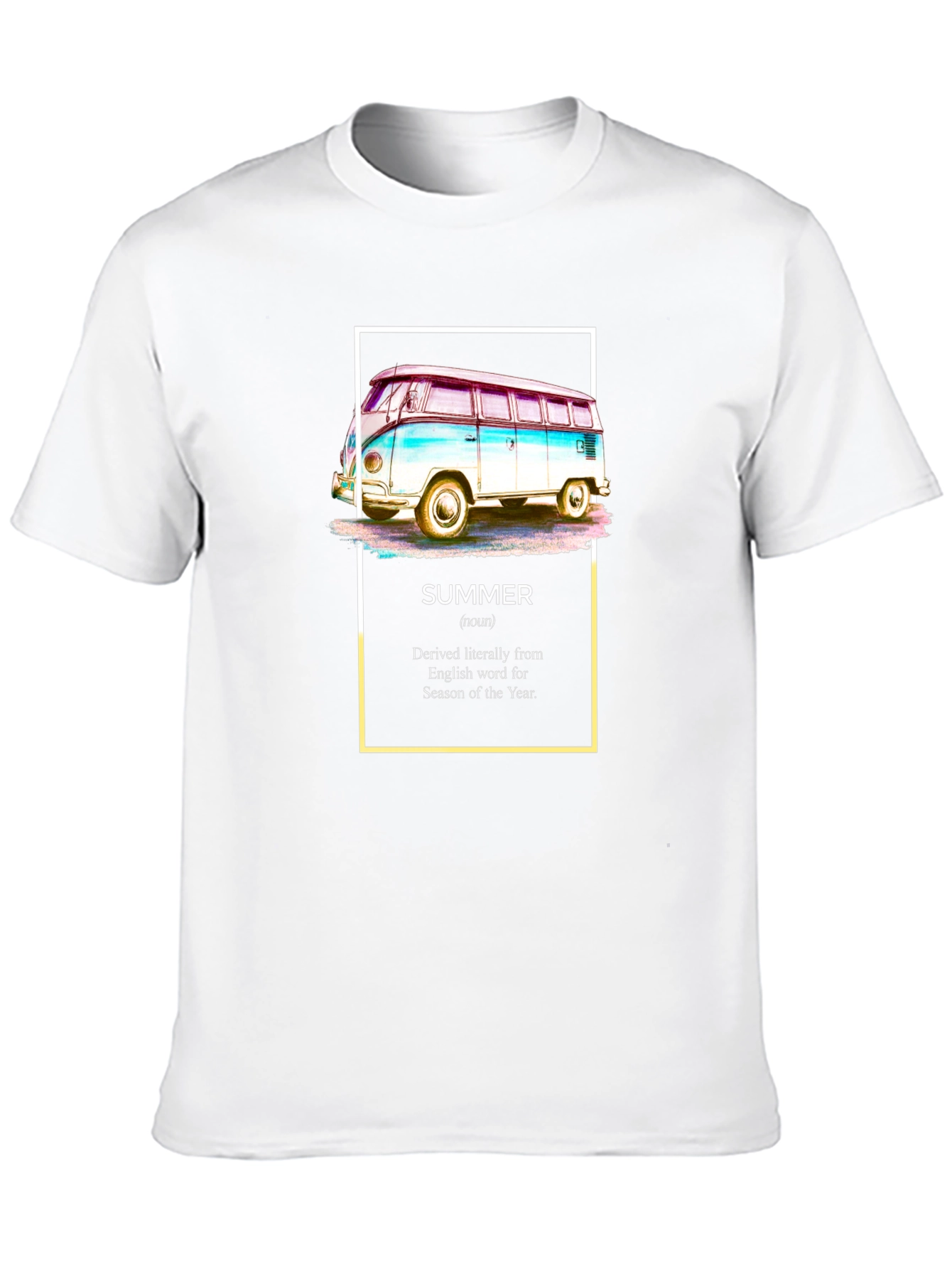 Summer Van T-Shirt - Retro Road Trip Vibes