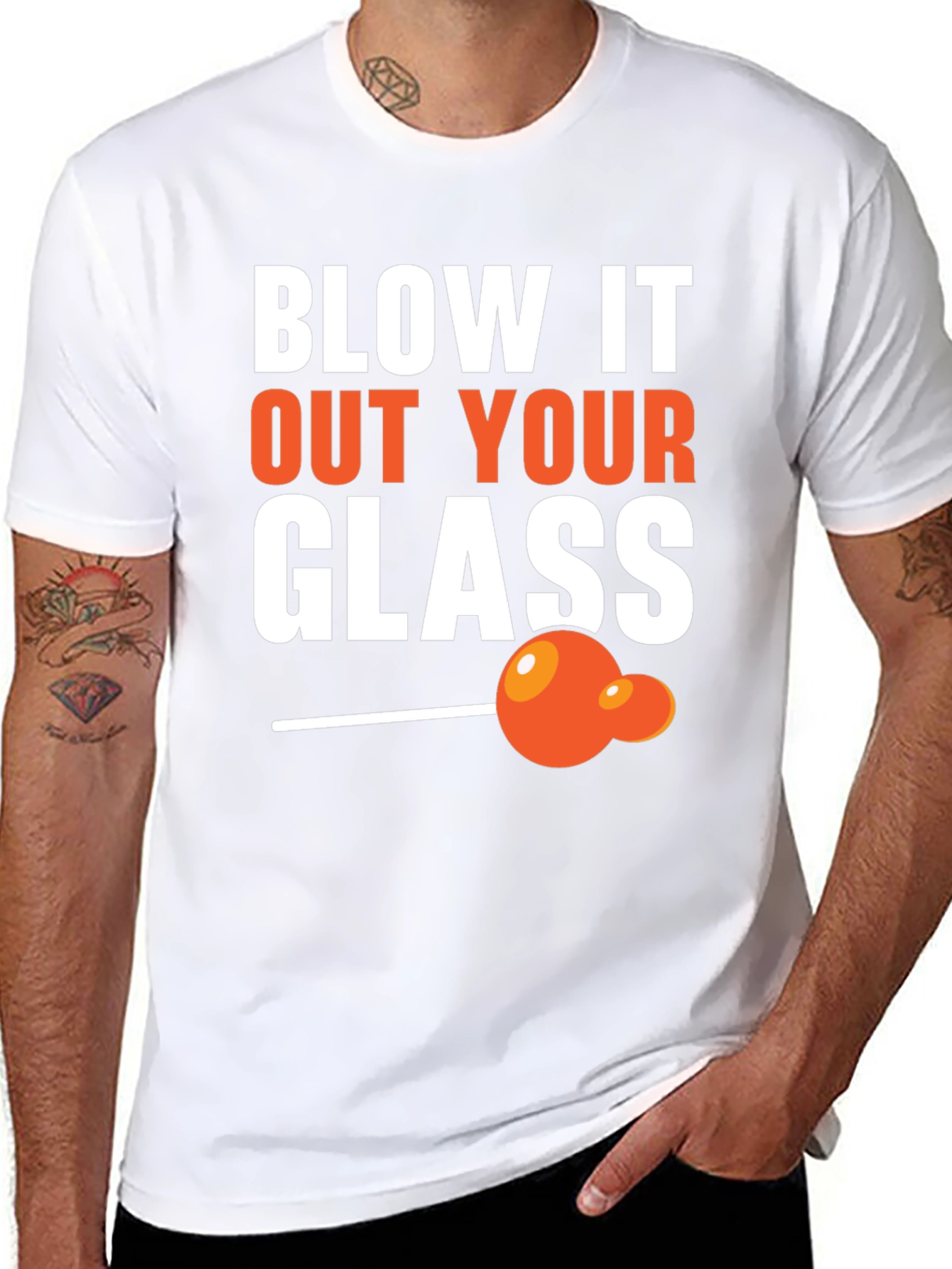 Blow It Out Your Glass Funny T-Shirt