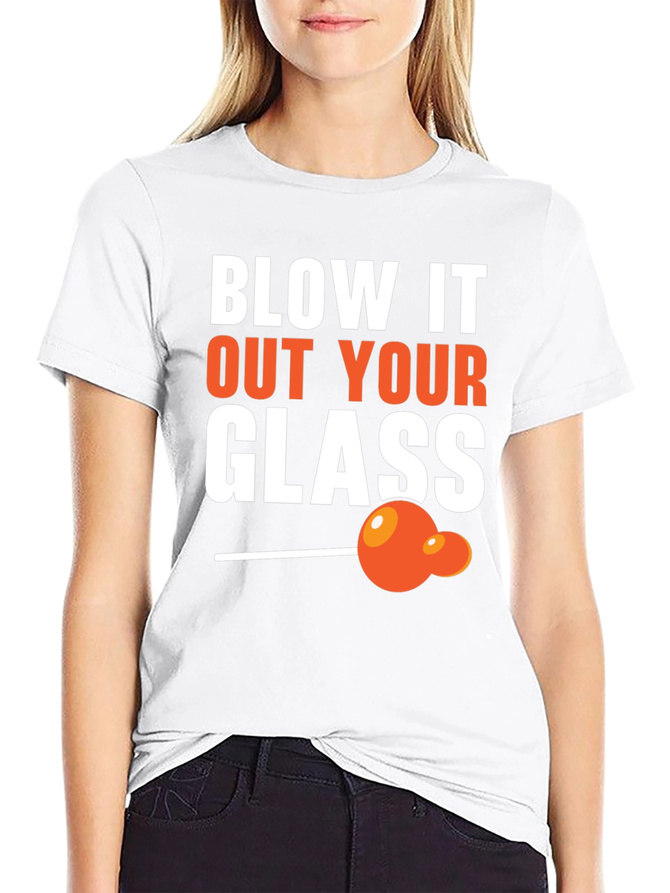 Blow It Out Your Glass Funny T-Shirt