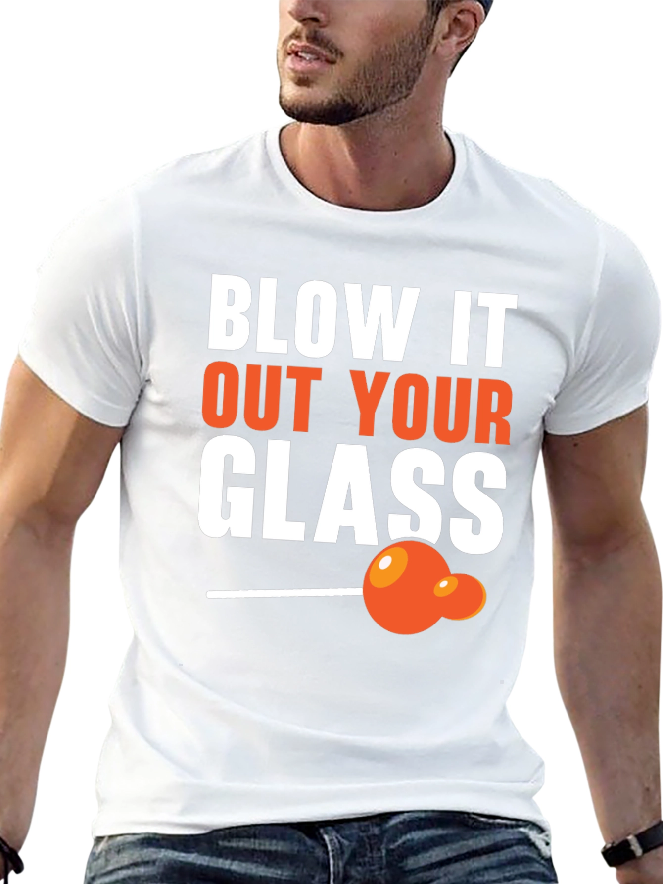 Blow It Out Your Glass Funny T-Shirt