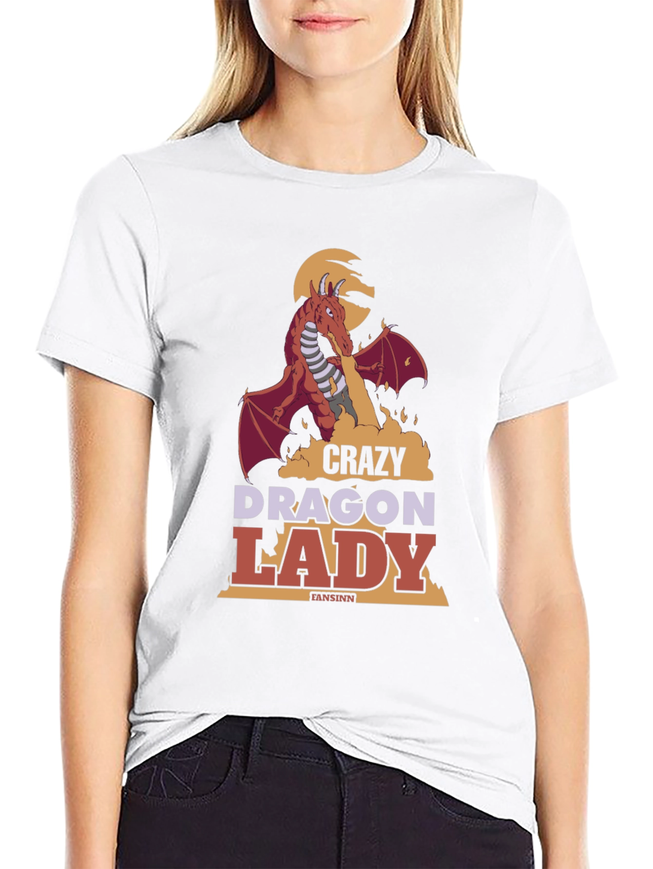 Crazy Dragon Lady T-Shirt