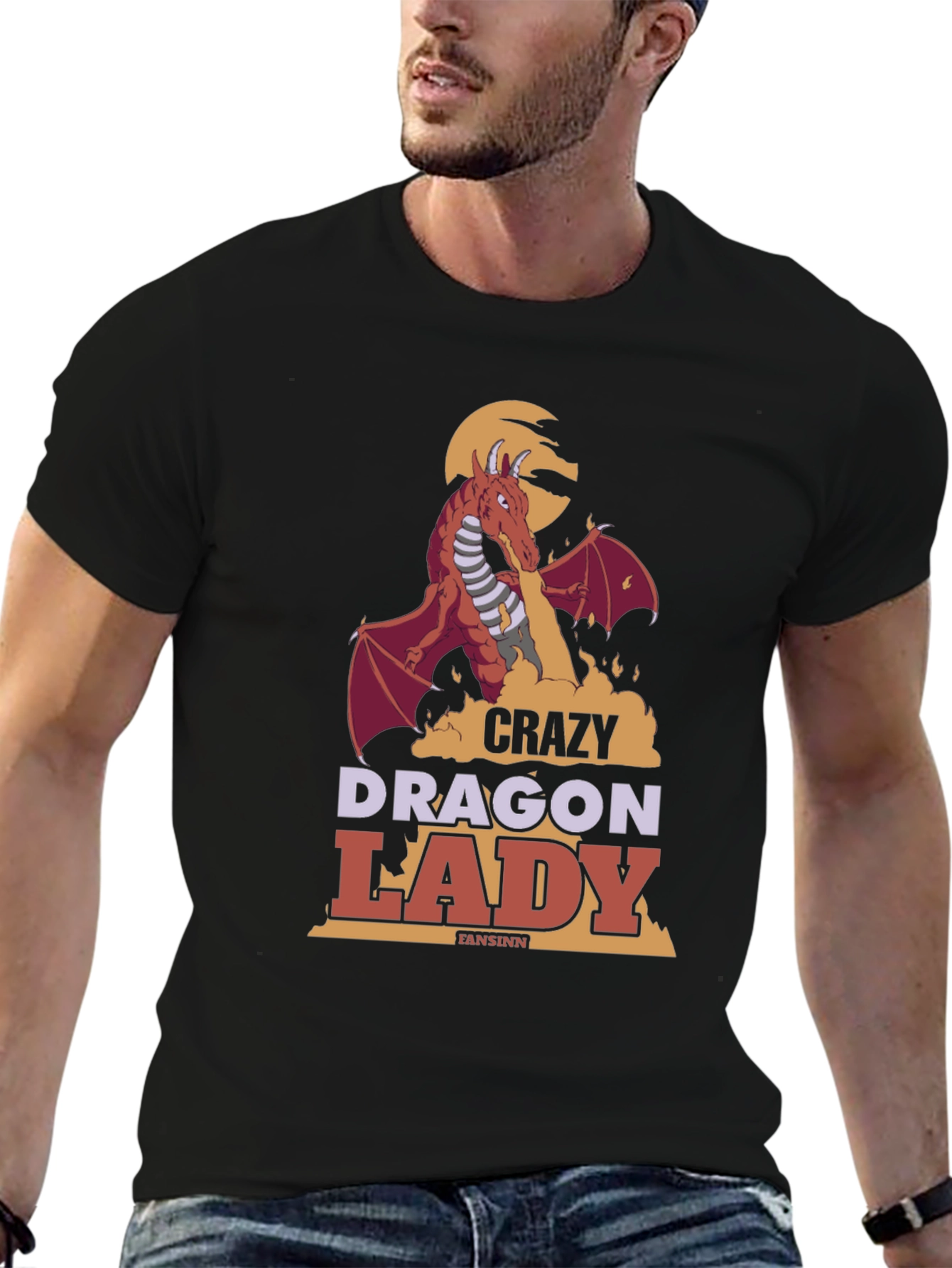 Crazy Dragon Lady T-Shirt