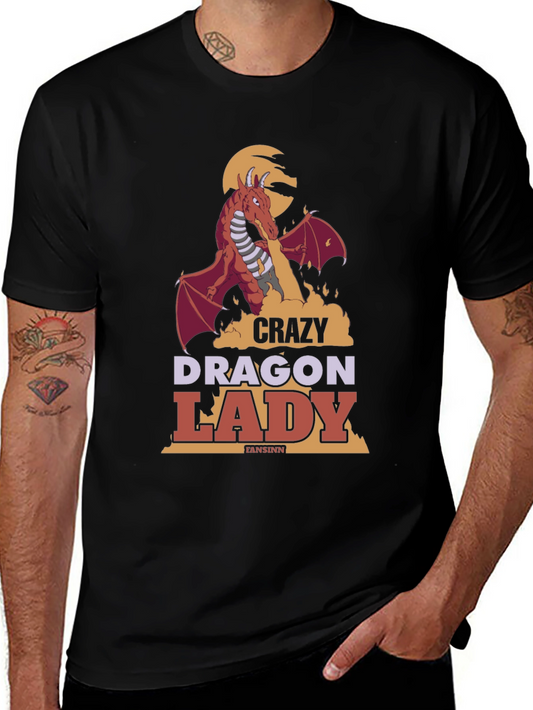 Crazy Dragon Lady T-Shirt