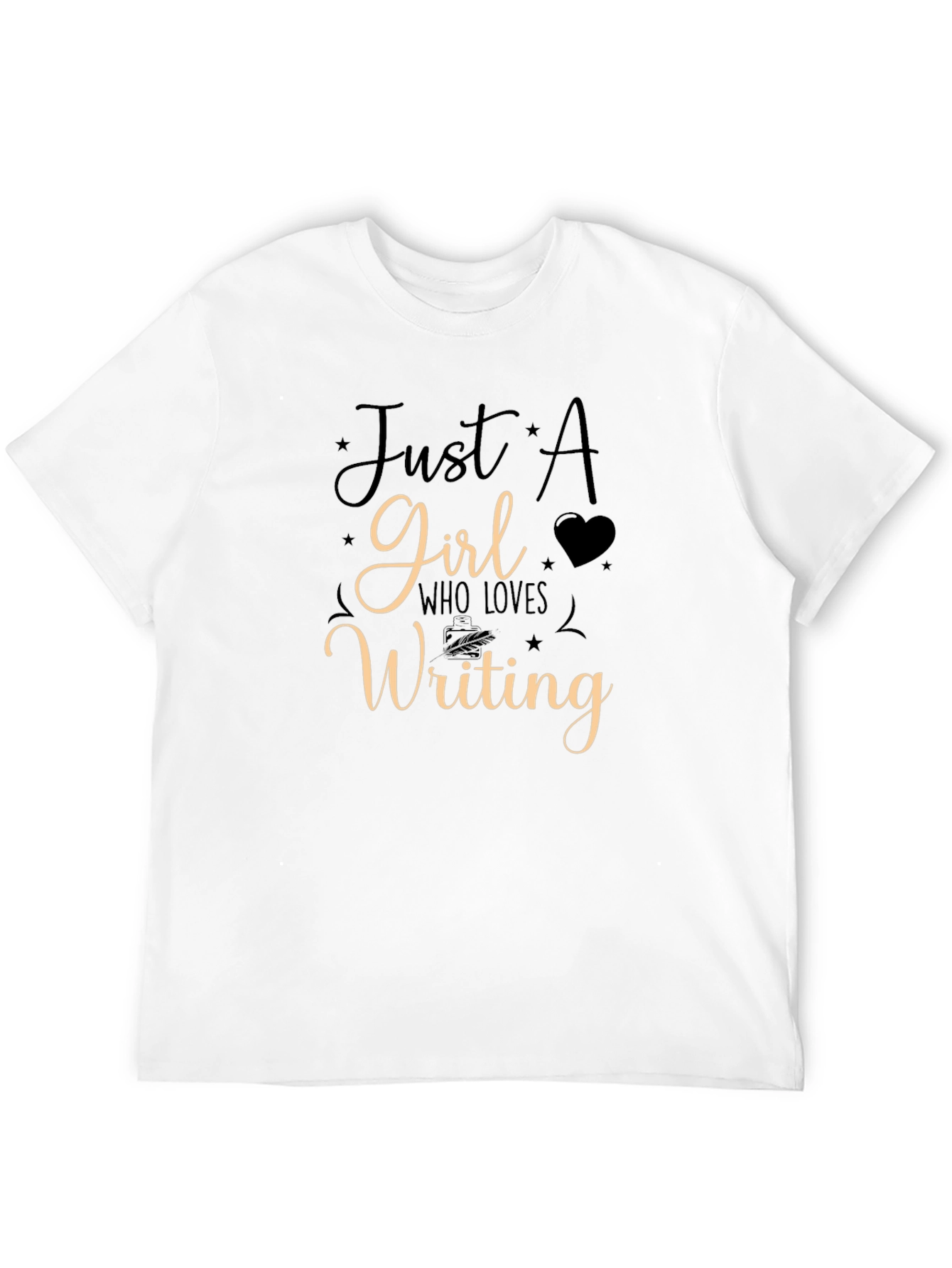 Just A Girl Who Loves Writing T-Shirt