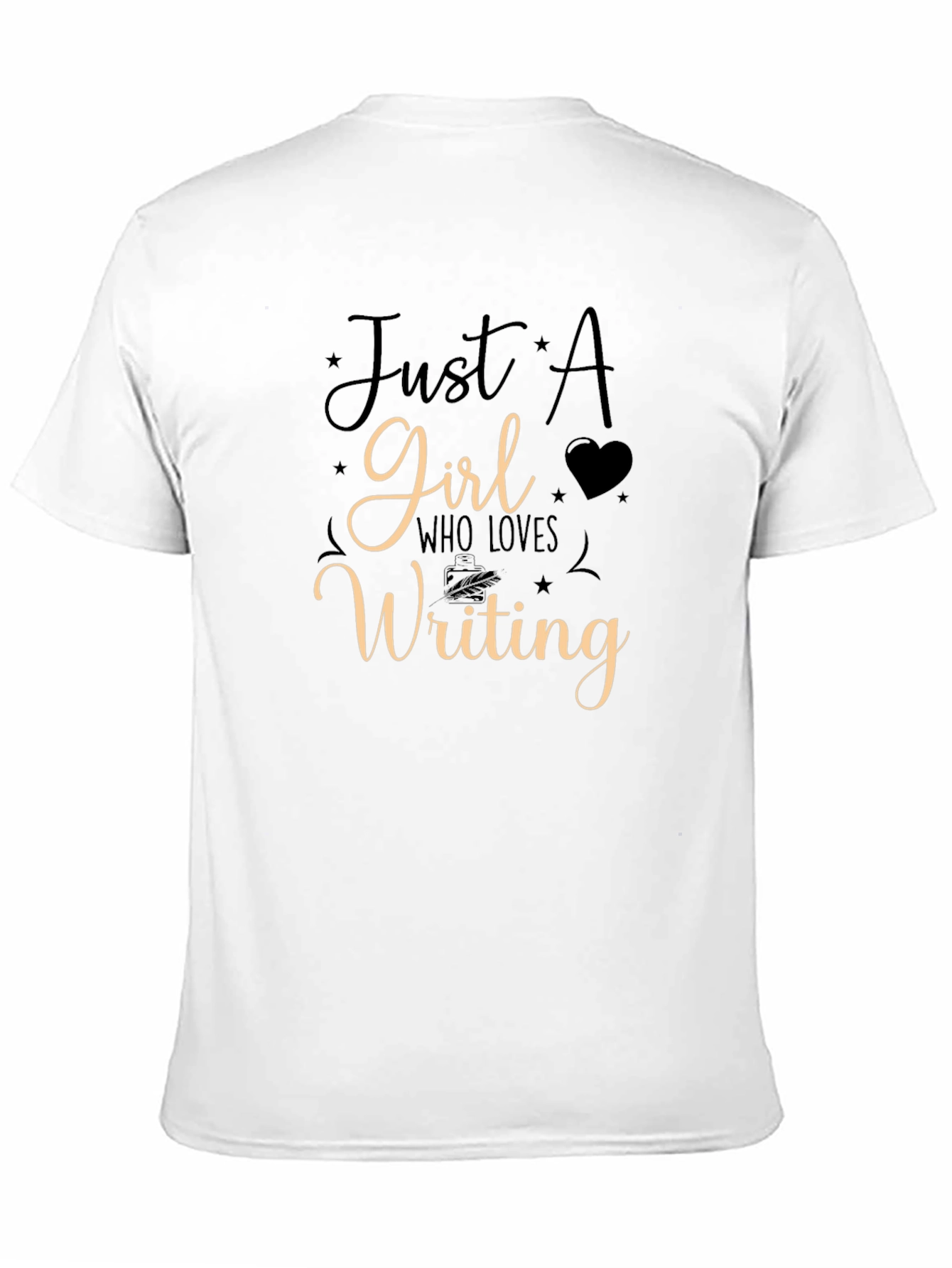 Just A Girl Who Loves Writing T-Shirt