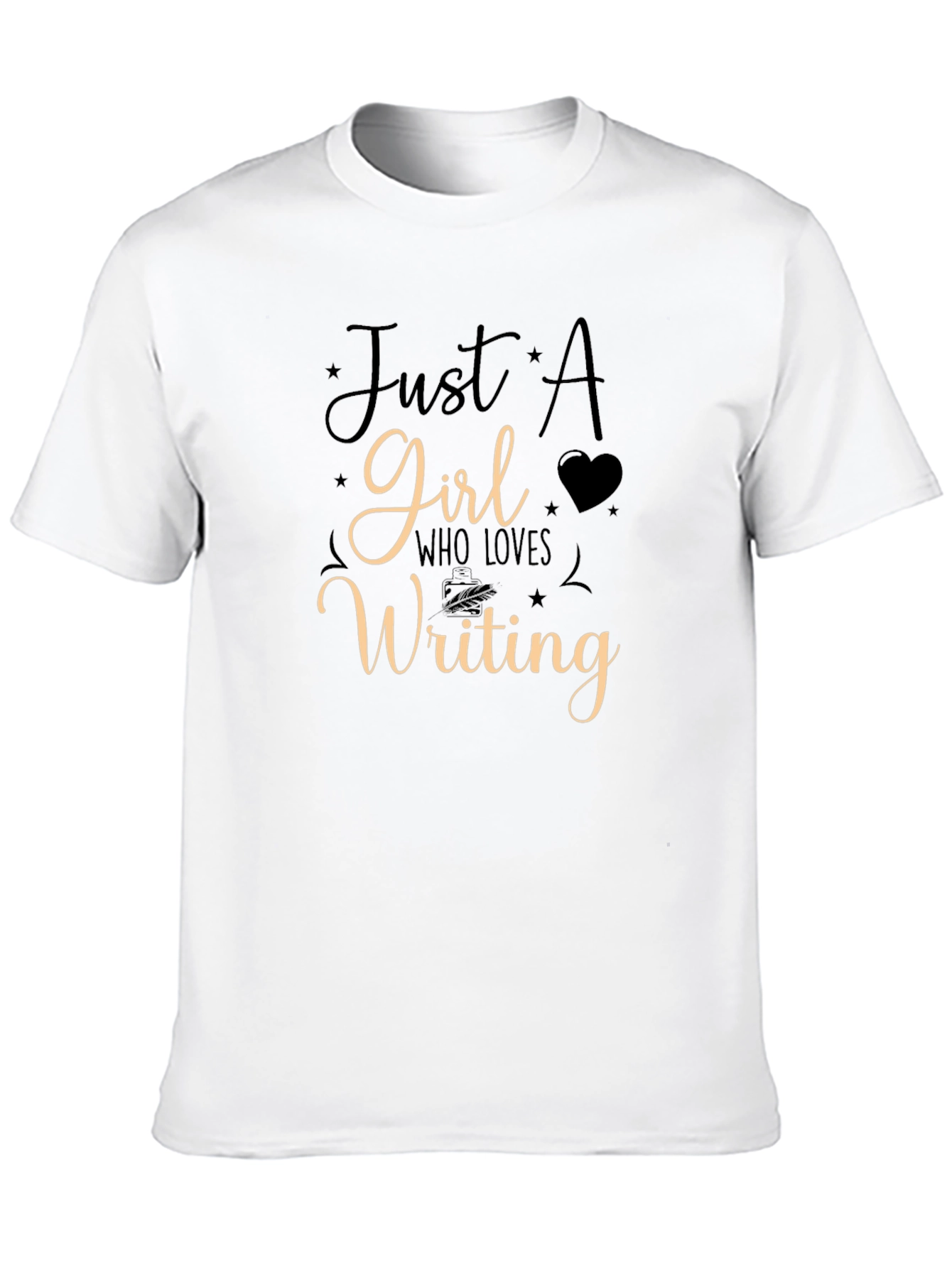 Just A Girl Who Loves Writing T-Shirt