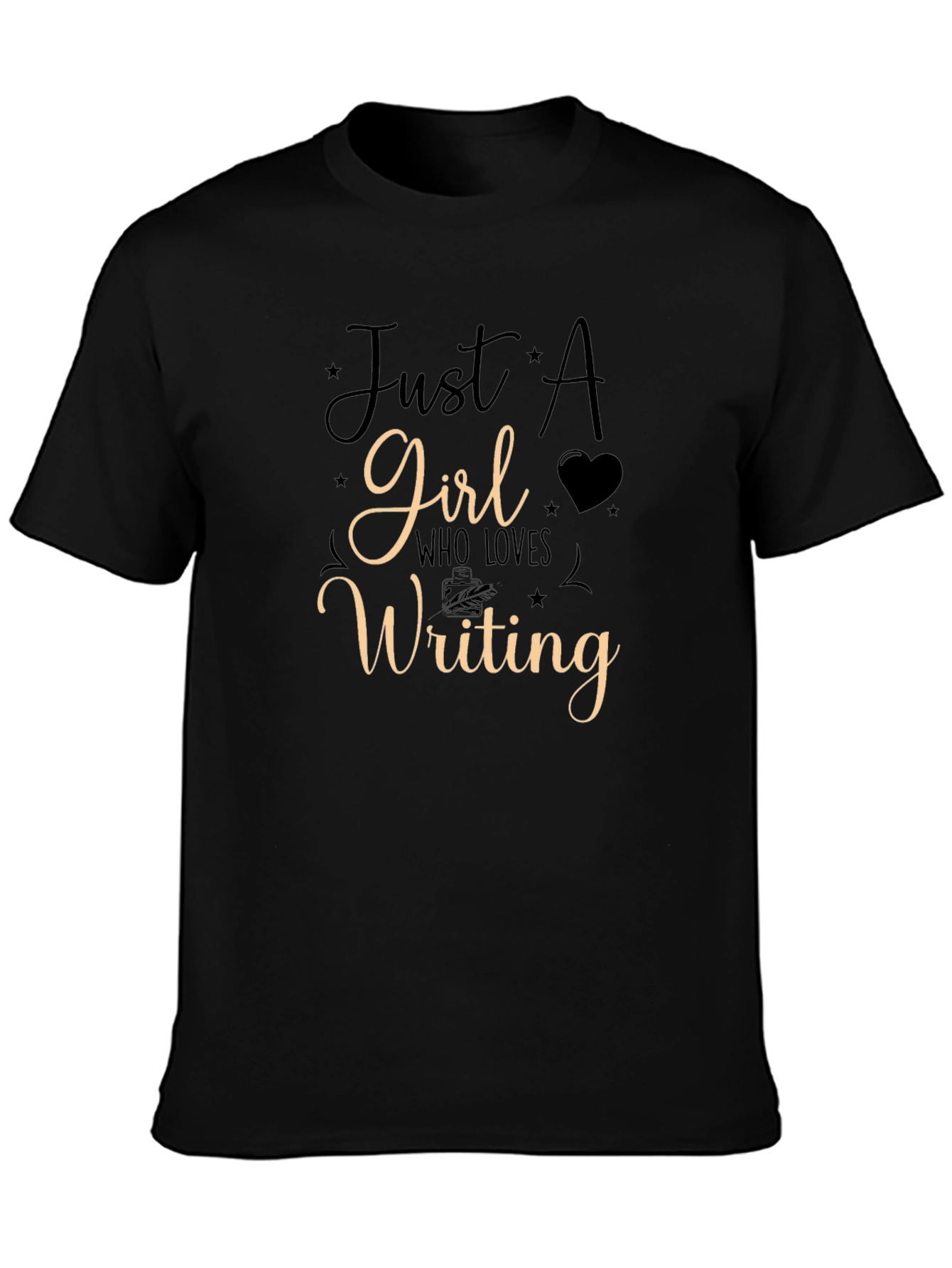 Just A Girl Who Loves Writing T-Shirt