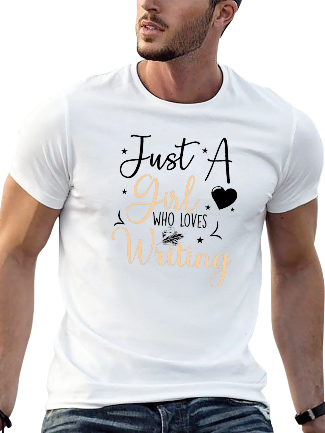 Just A Girl Who Loves Writing T-Shirt