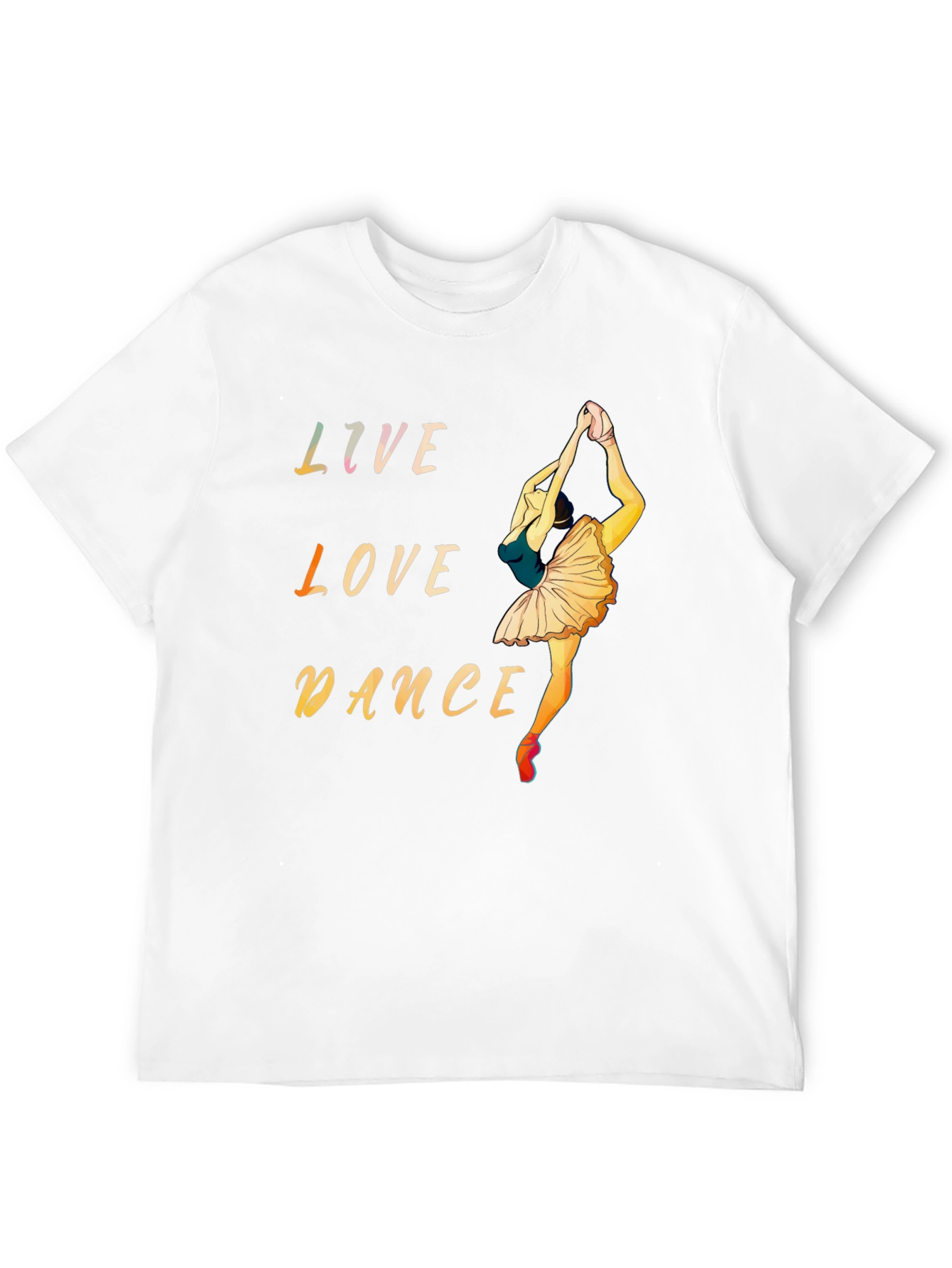 Live Love Dance Black Graphic Tee