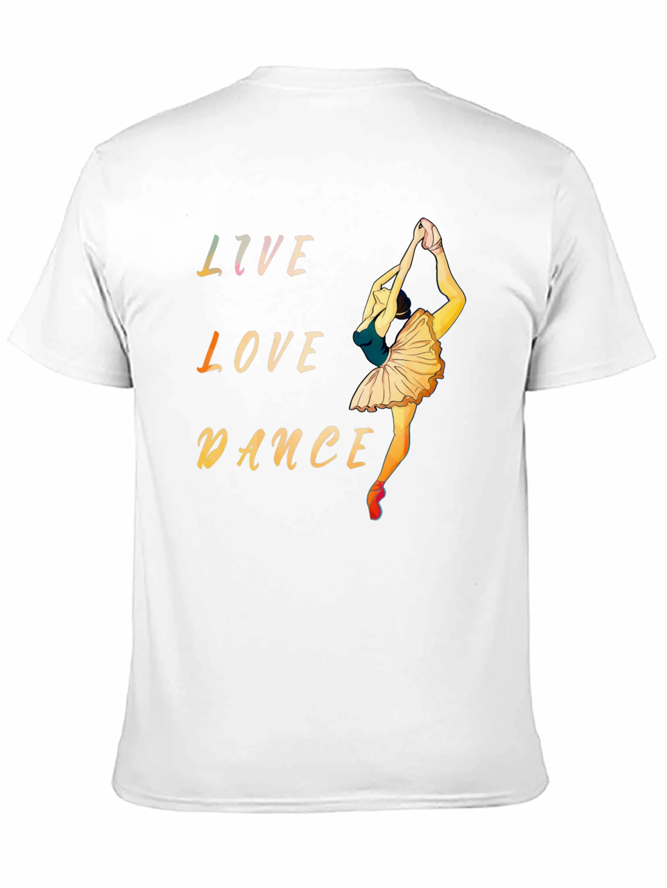 Live Love Dance Black Graphic Tee