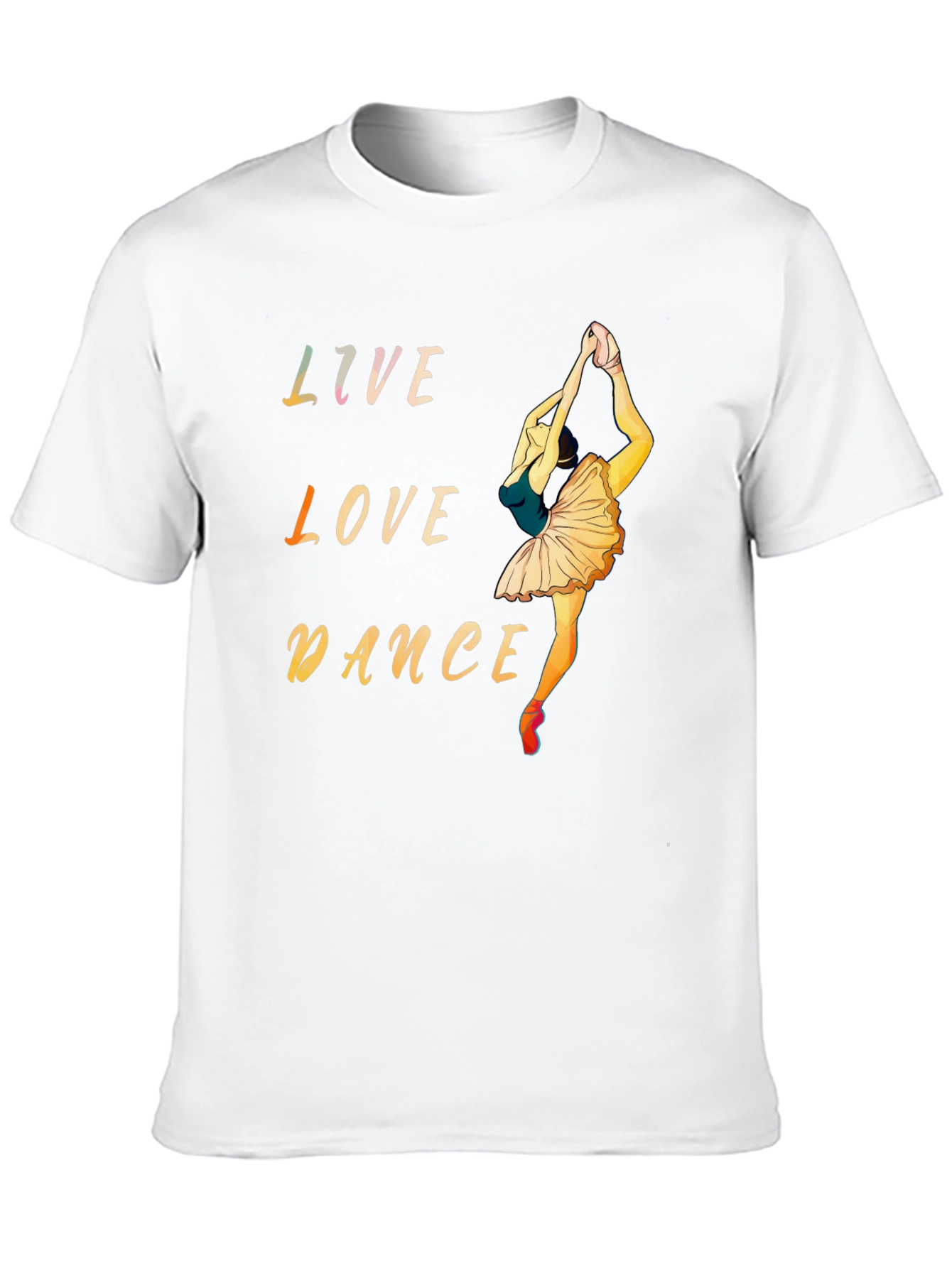 Live Love Dance Black Graphic Tee