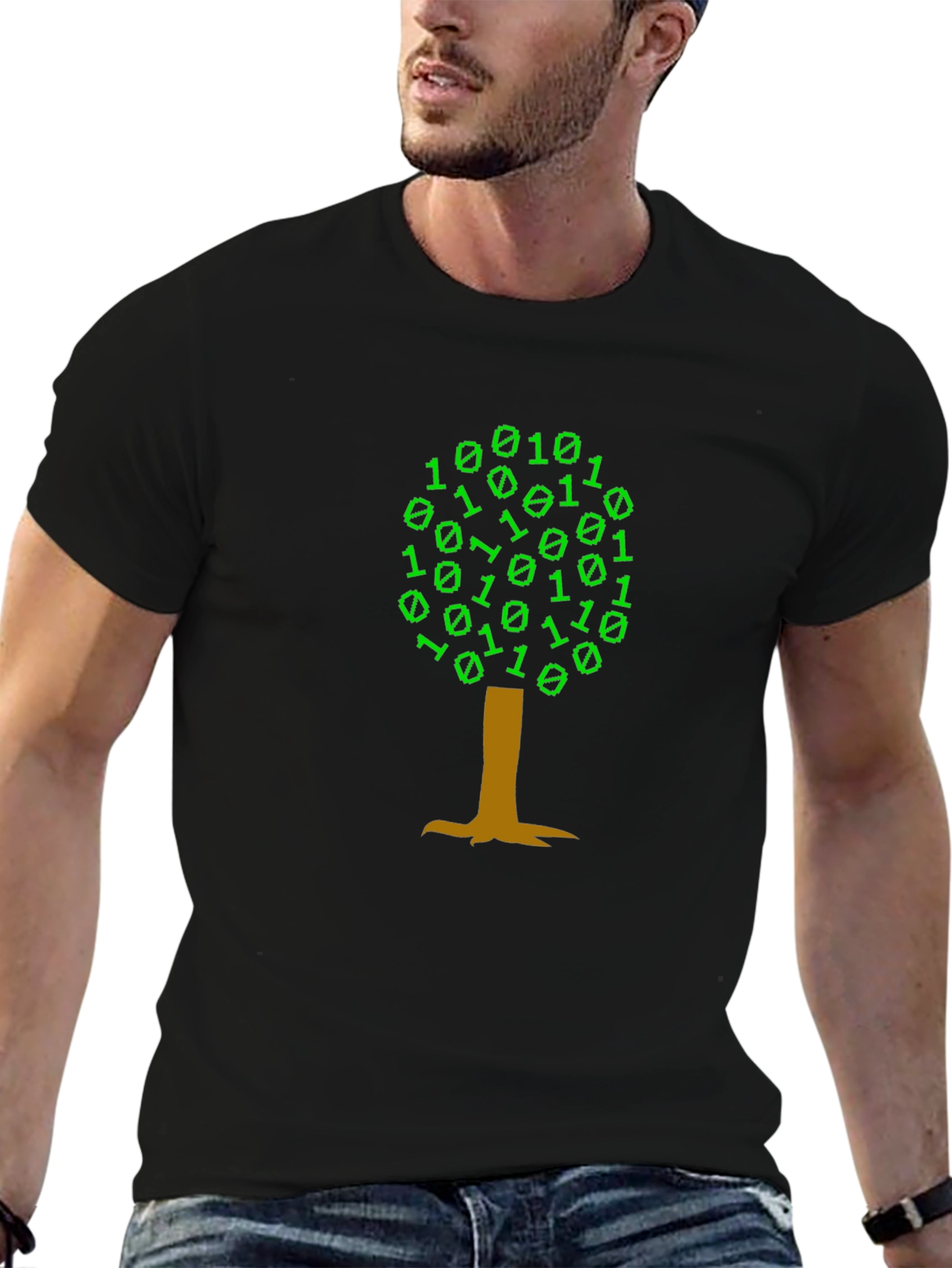 Binary Tree Black T-Shirt