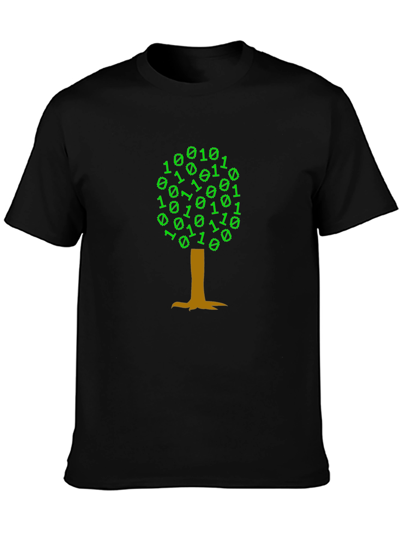 Binary Tree Black T-Shirt