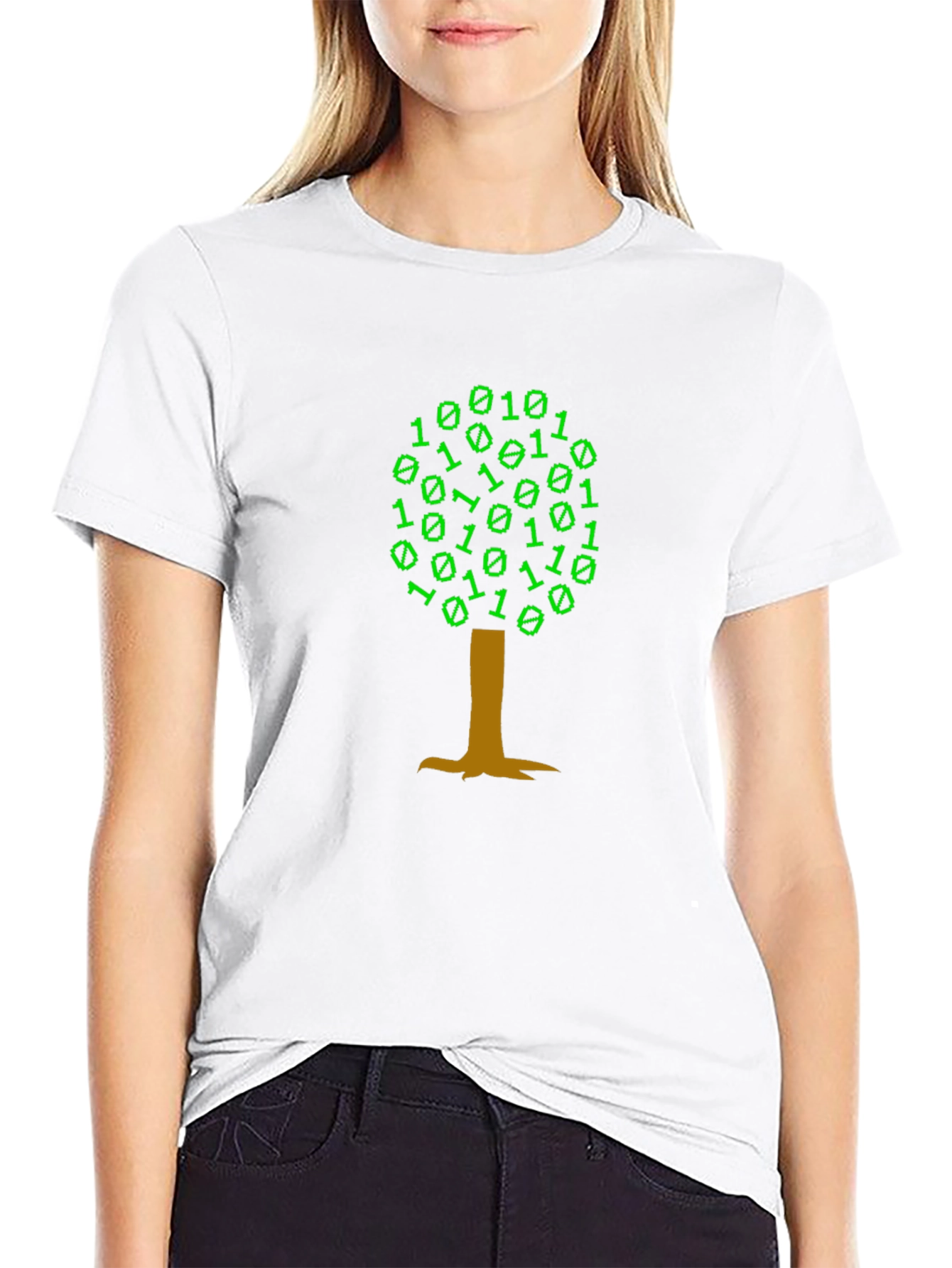 Binary Tree Black T-Shirt