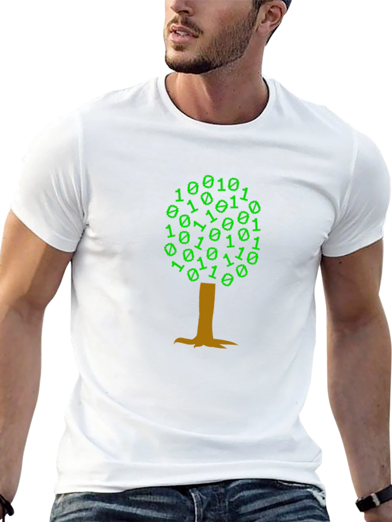 Binary Tree Black T-Shirt