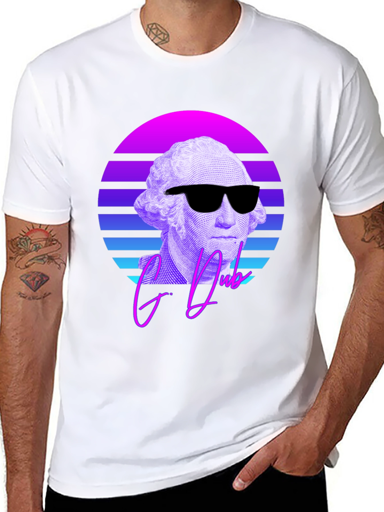 Retro Washington T-Shirt - Cool Presidential Style