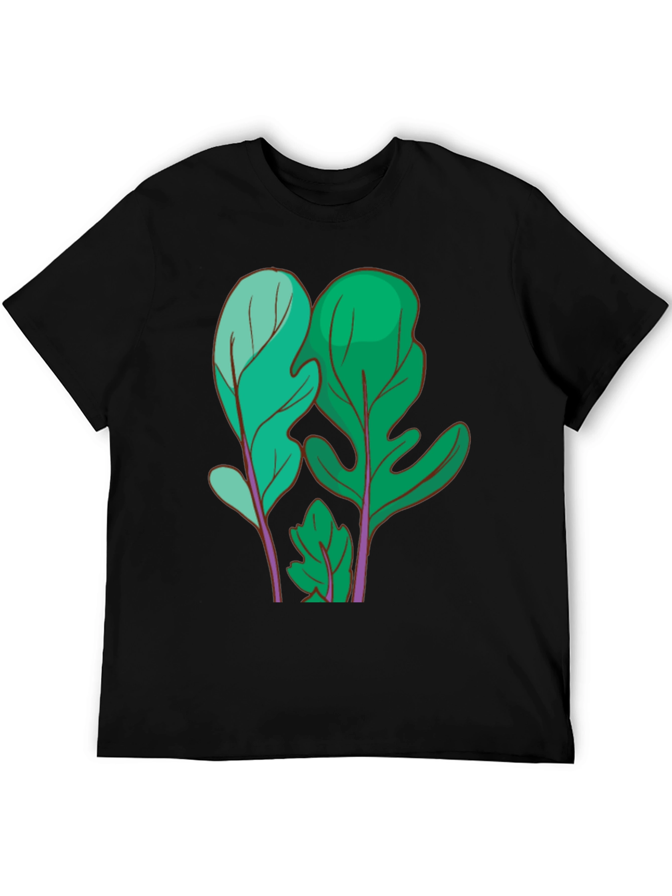 Leaf Print T-Shirt