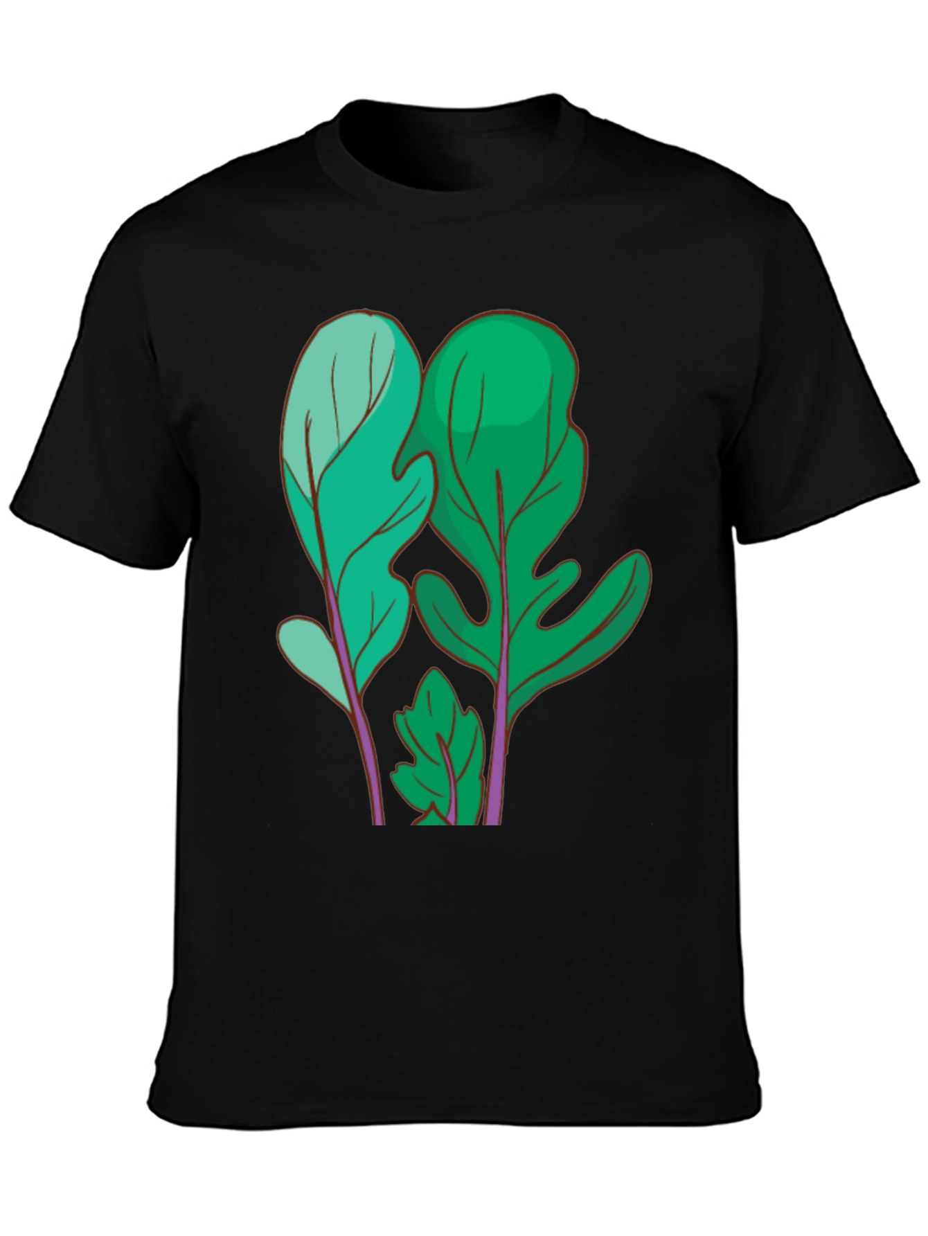 Leaf Print T-Shirt
